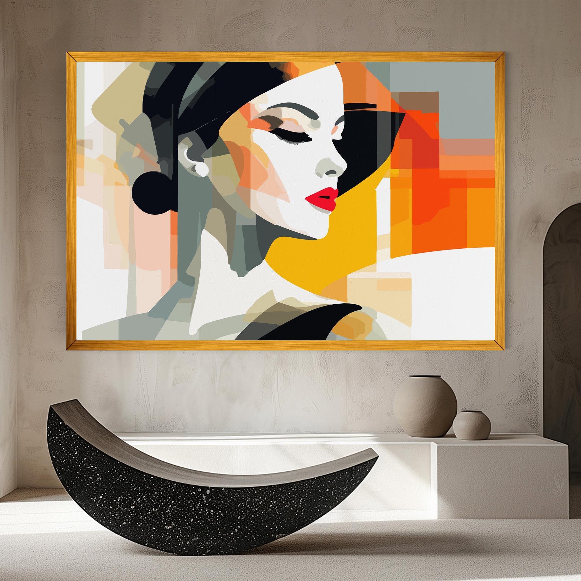 Tablou Canvas Art Woman View mockup 8