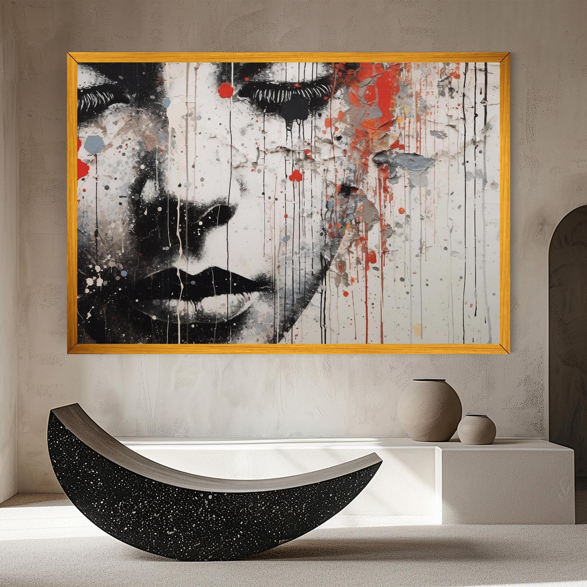 Tablou Canvas Ink Street Graffiti mockup 8
