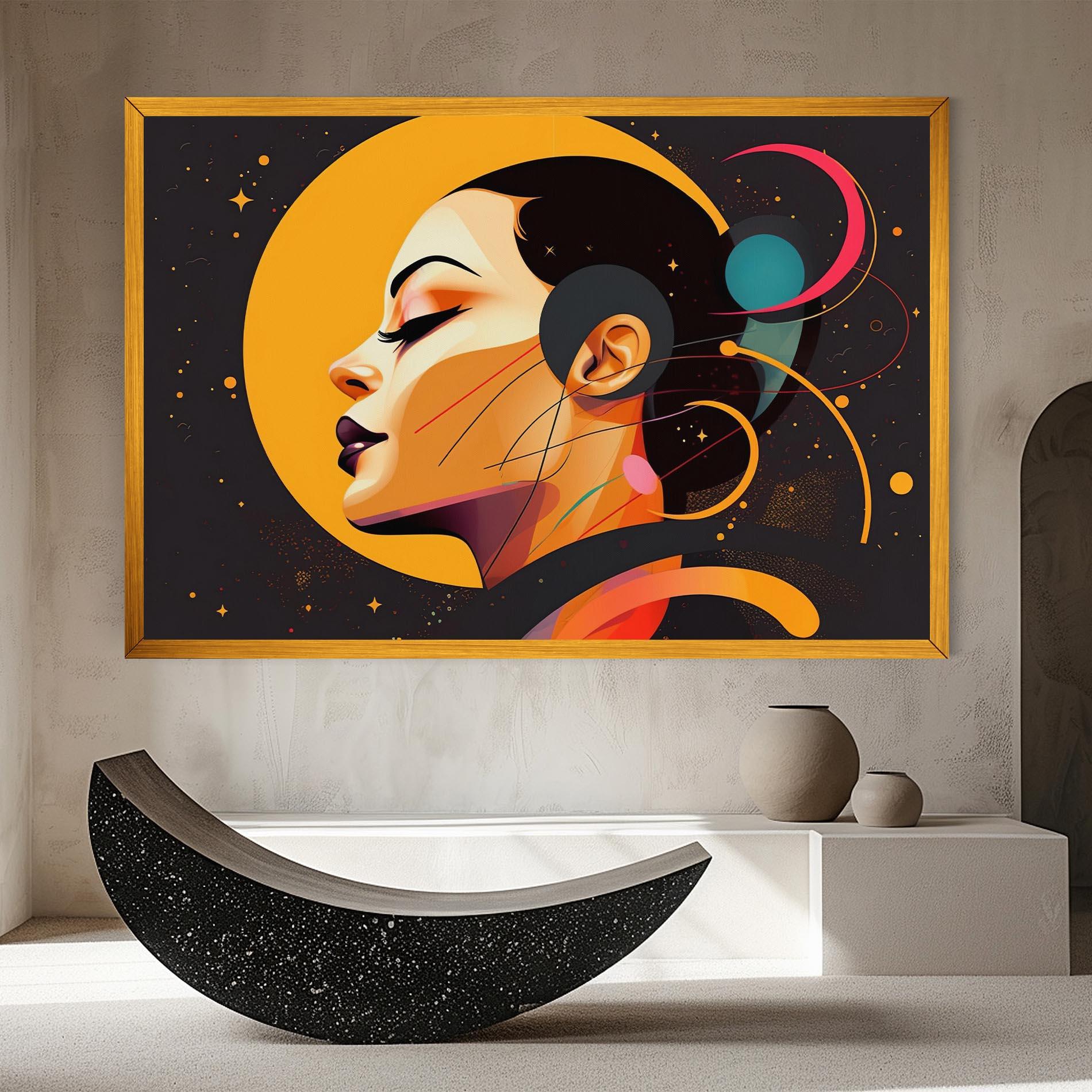 Tablou Canvas Synthetic Female mockup 8