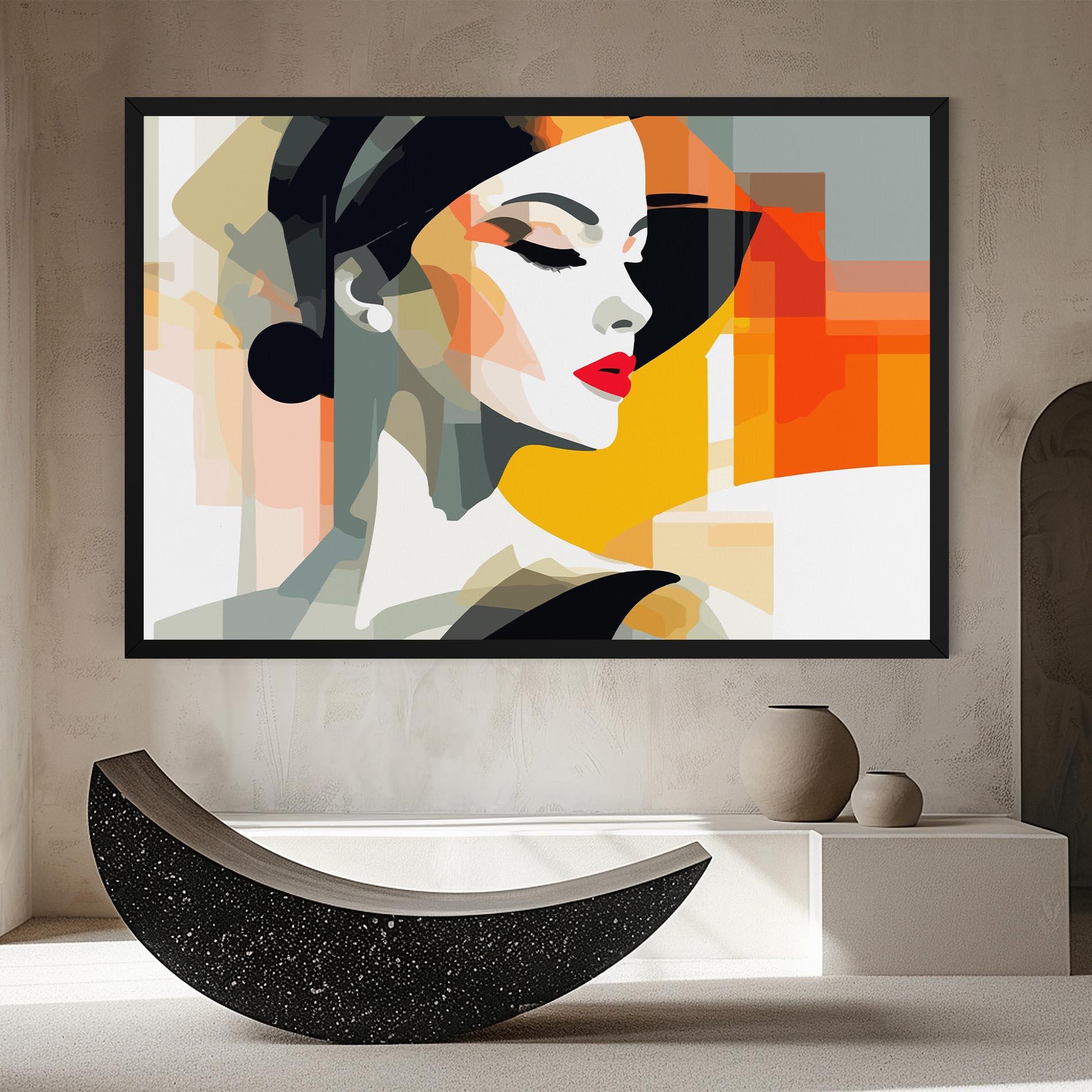 Tablou Canvas Art Woman View mockup 8