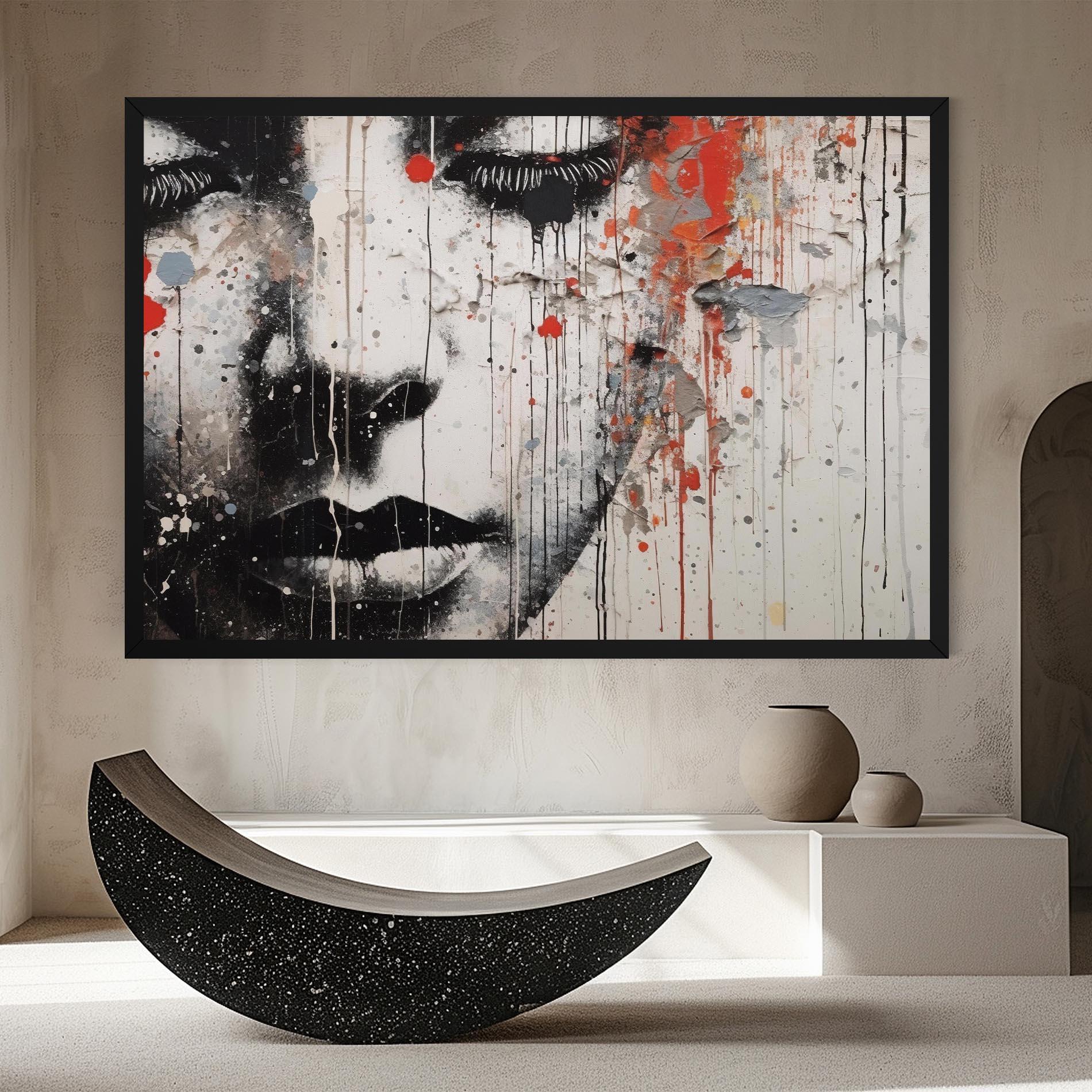 Tablou Canvas Ink Street Graffiti mockup 8