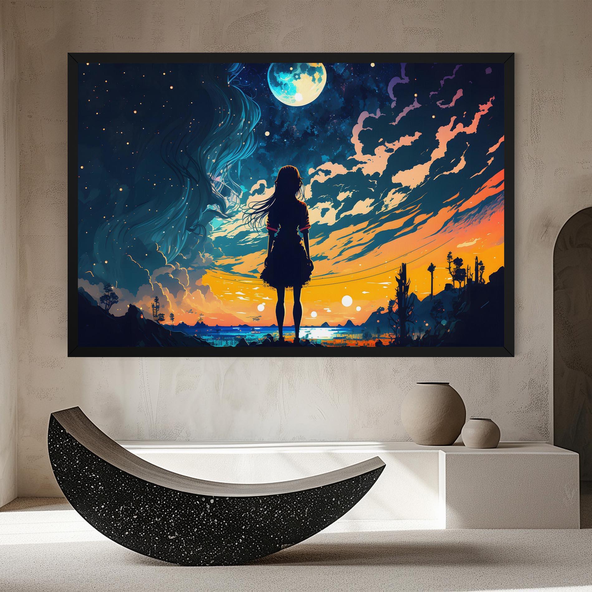 Tablou Canvas Mystical Woman Fairytale mockup 8