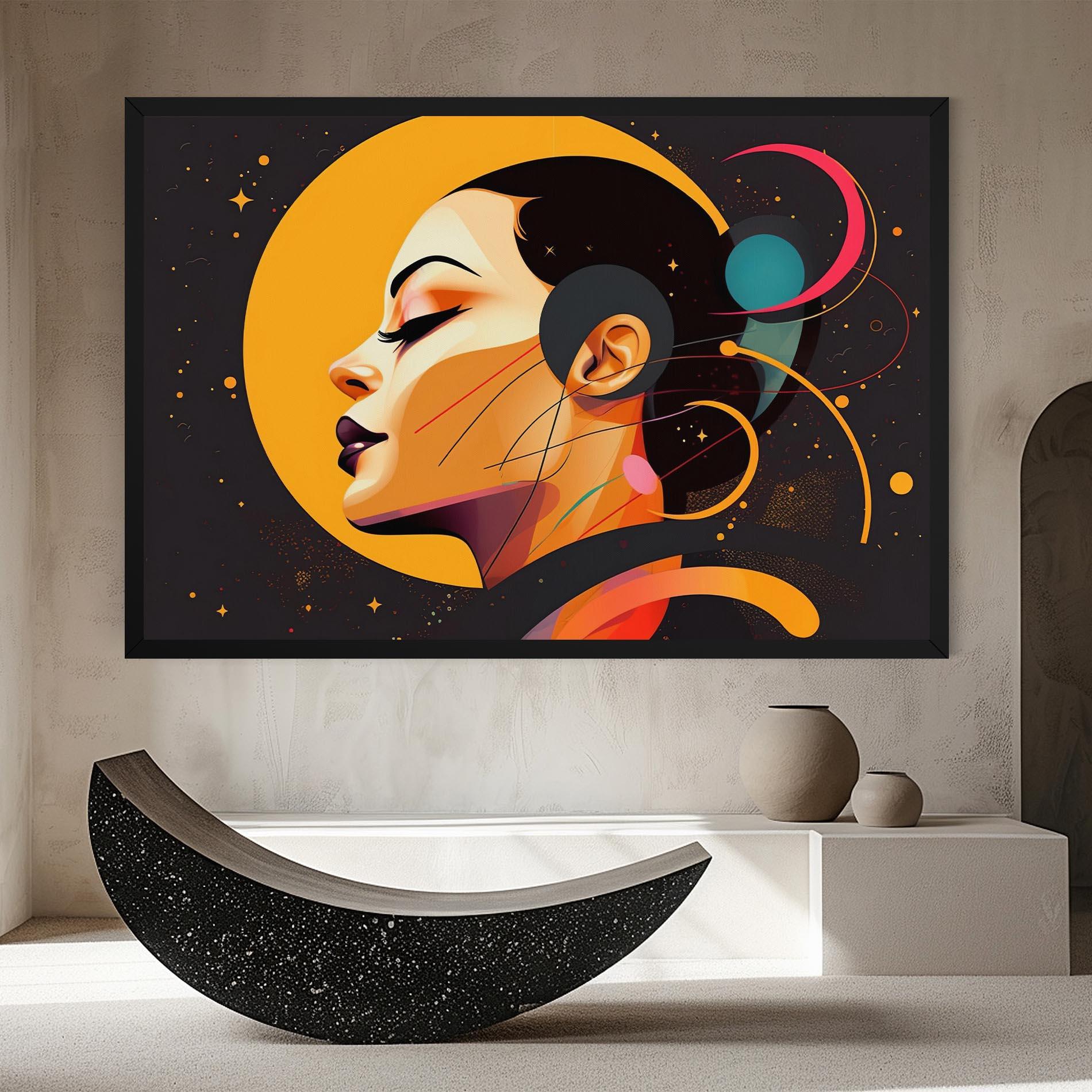 Tablou Canvas Synthetic Female mockup 8