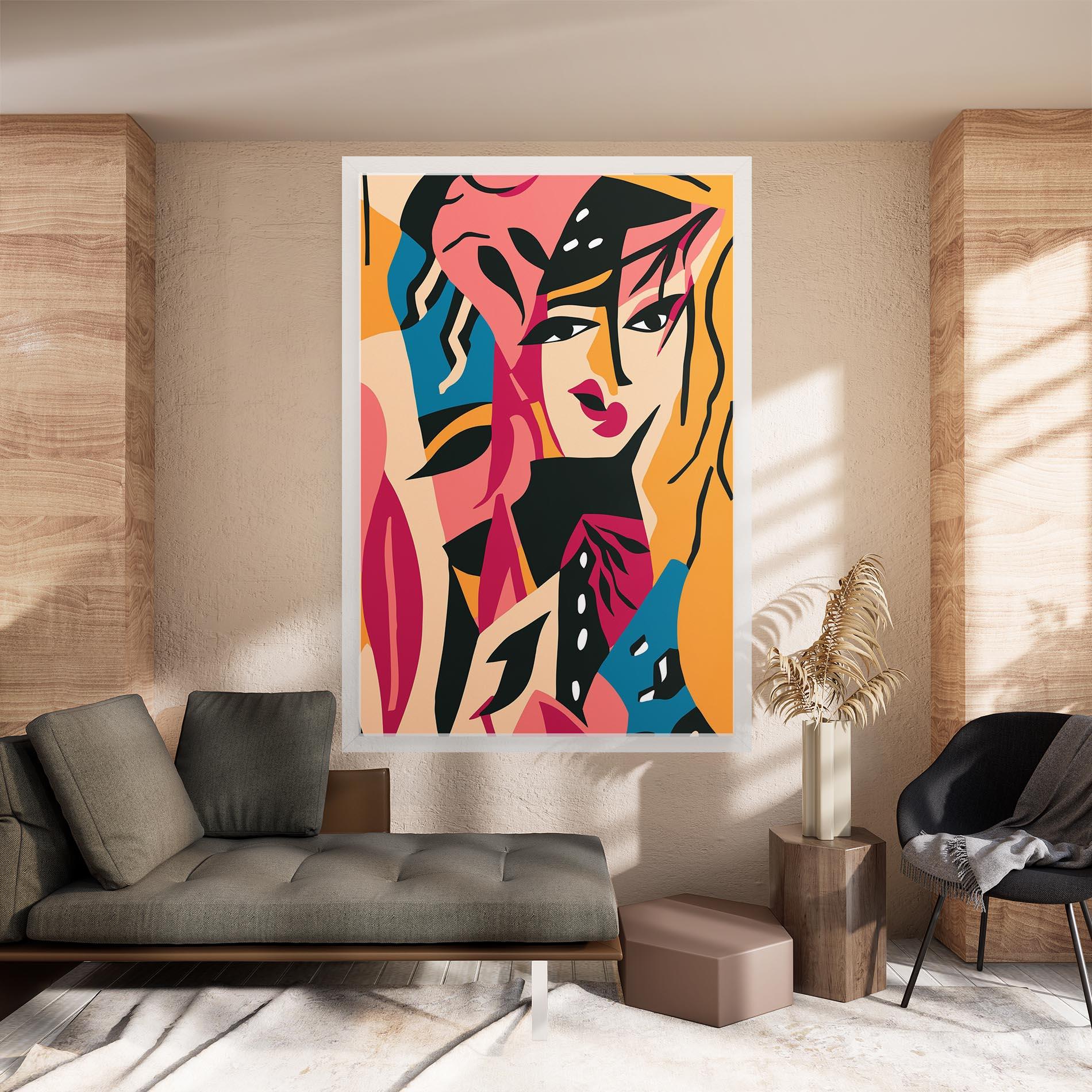 Tablou Canvas Crowd Face mockup 8