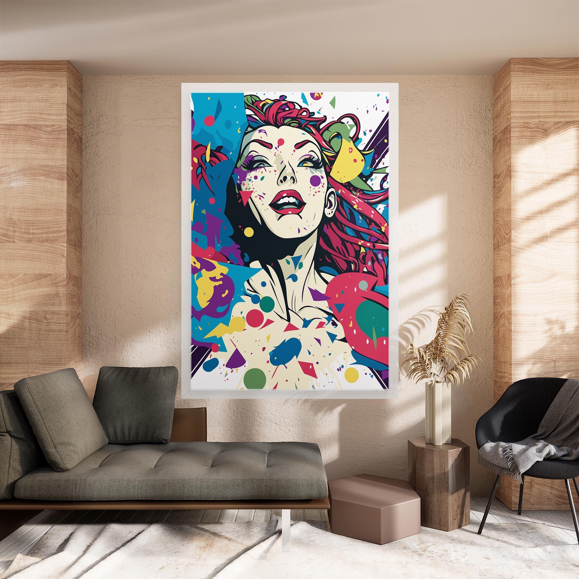 Tablou Canvas Fictional Woman mockup 8