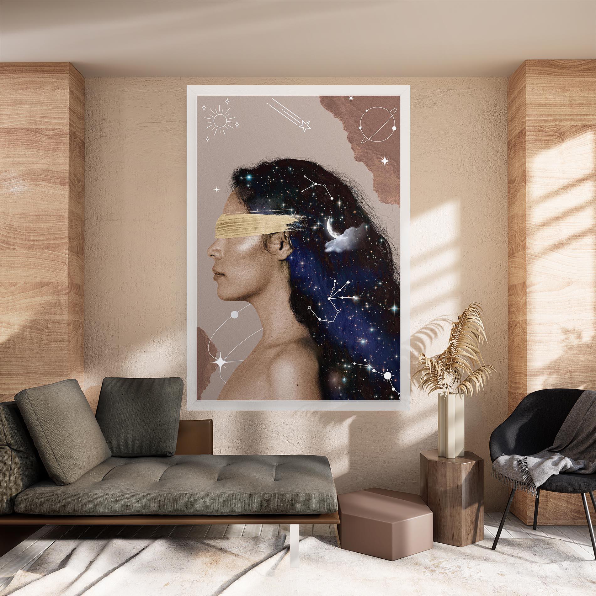 Tablou Canvas Galaxy Hair mockup 8