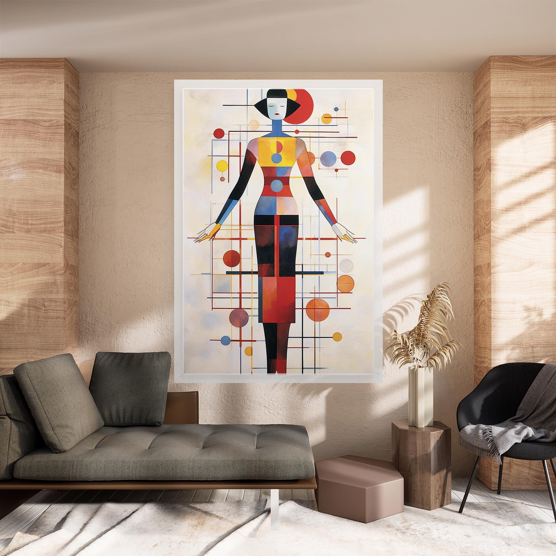 Tablou Canvas Poster Woman Artist mockup 8