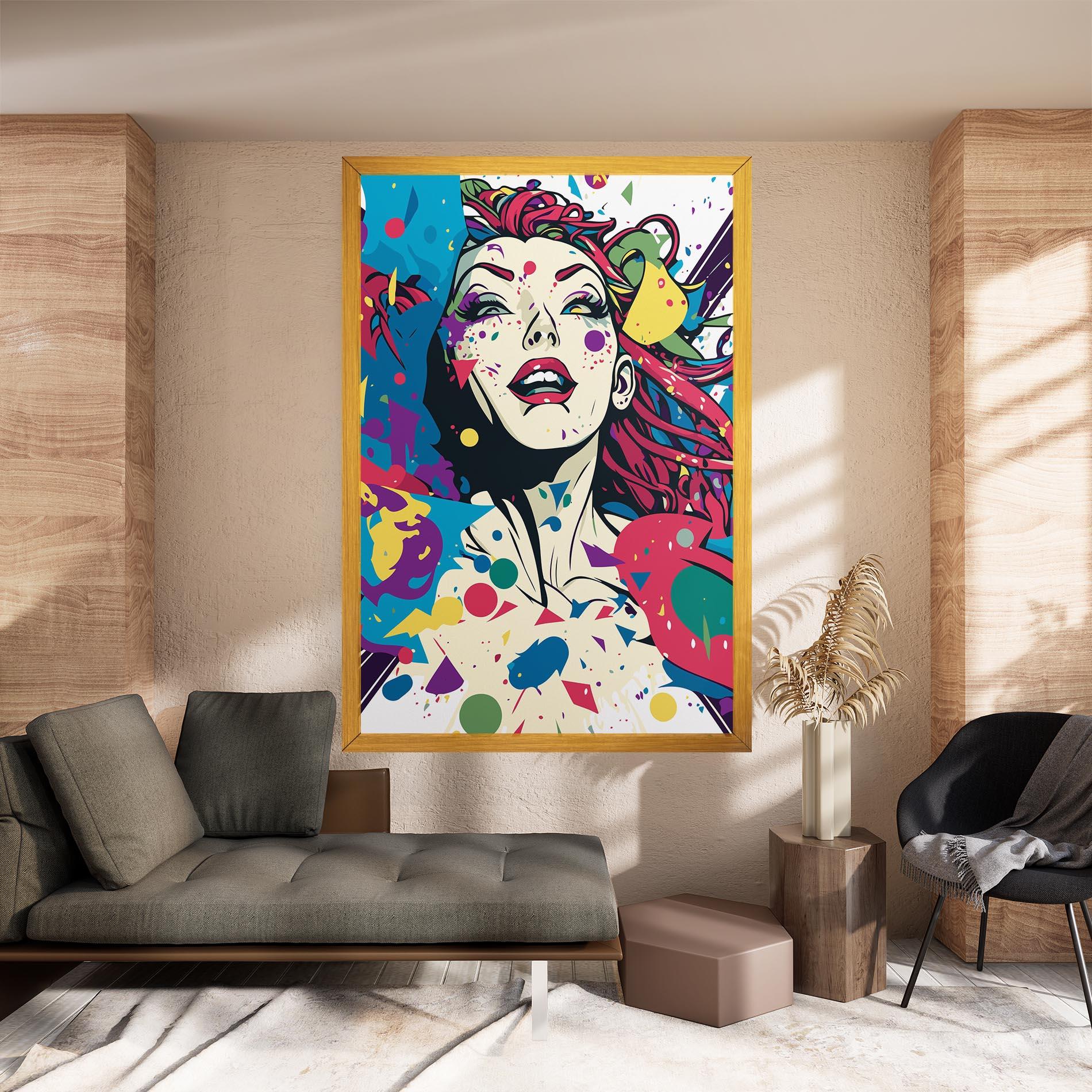 Tablou Canvas Fictional Woman mockup 8