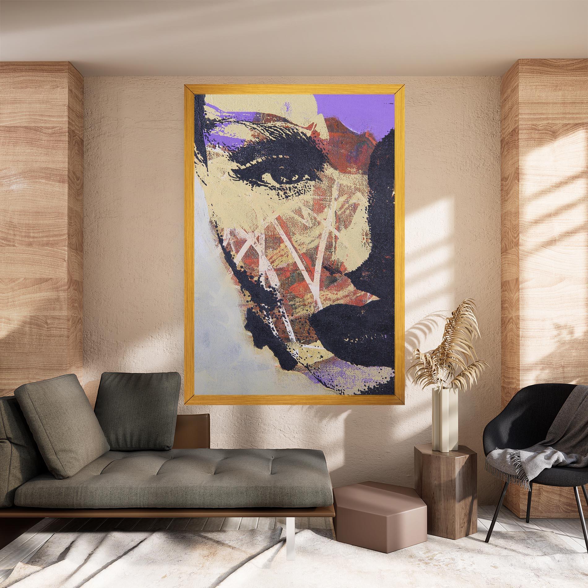 Tablou Canvas Portret Feminin mockup 8