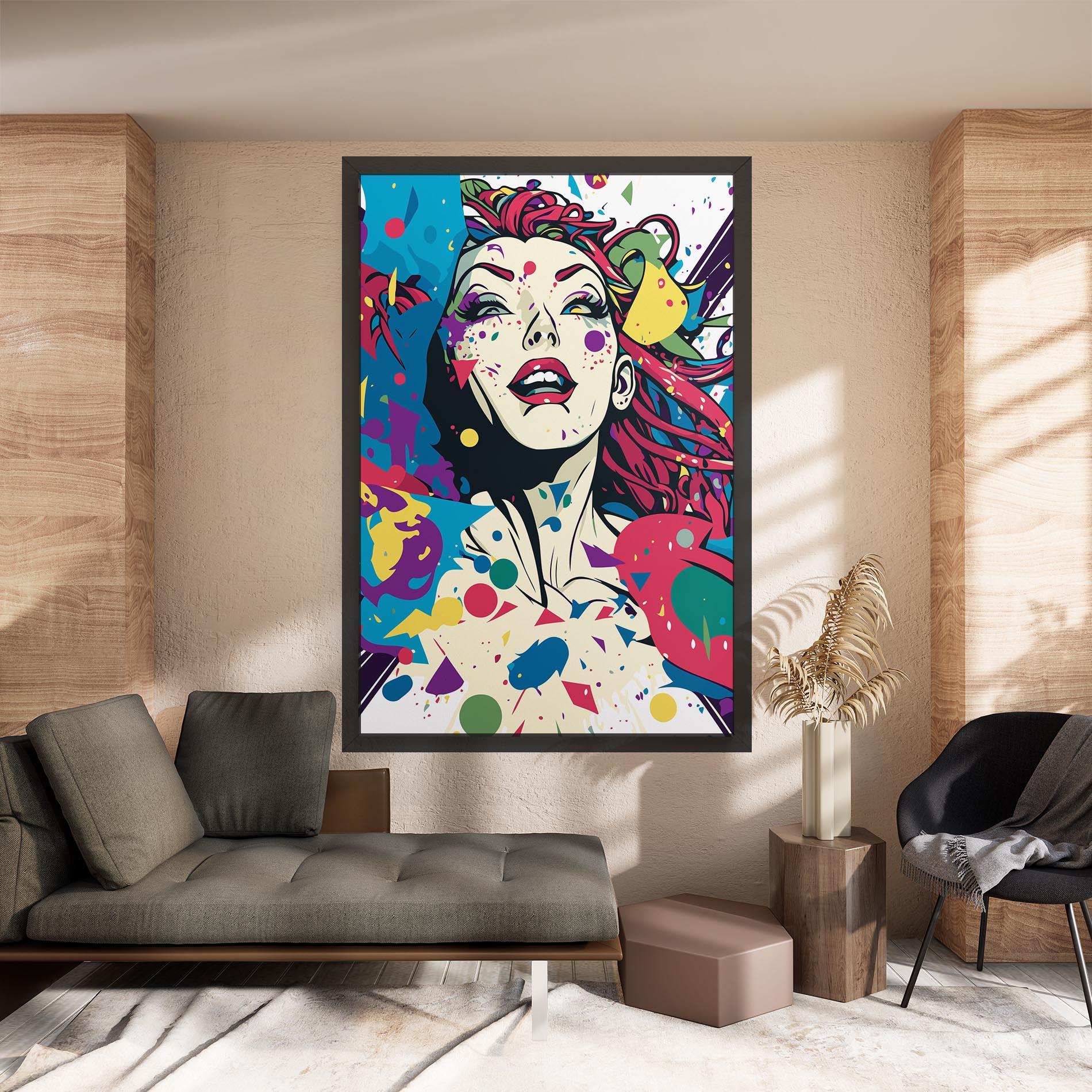 Tablou Canvas Fictional Woman mockup 8