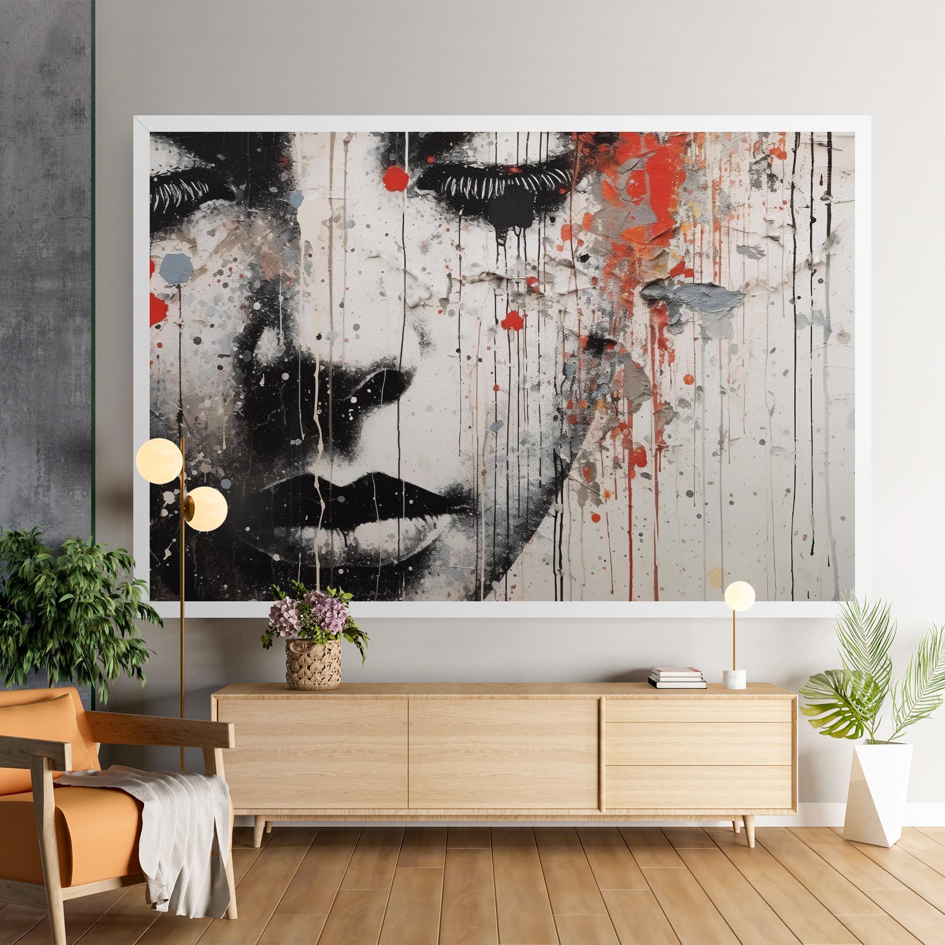 Tablou Canvas Ink Street Graffiti mockup 9
