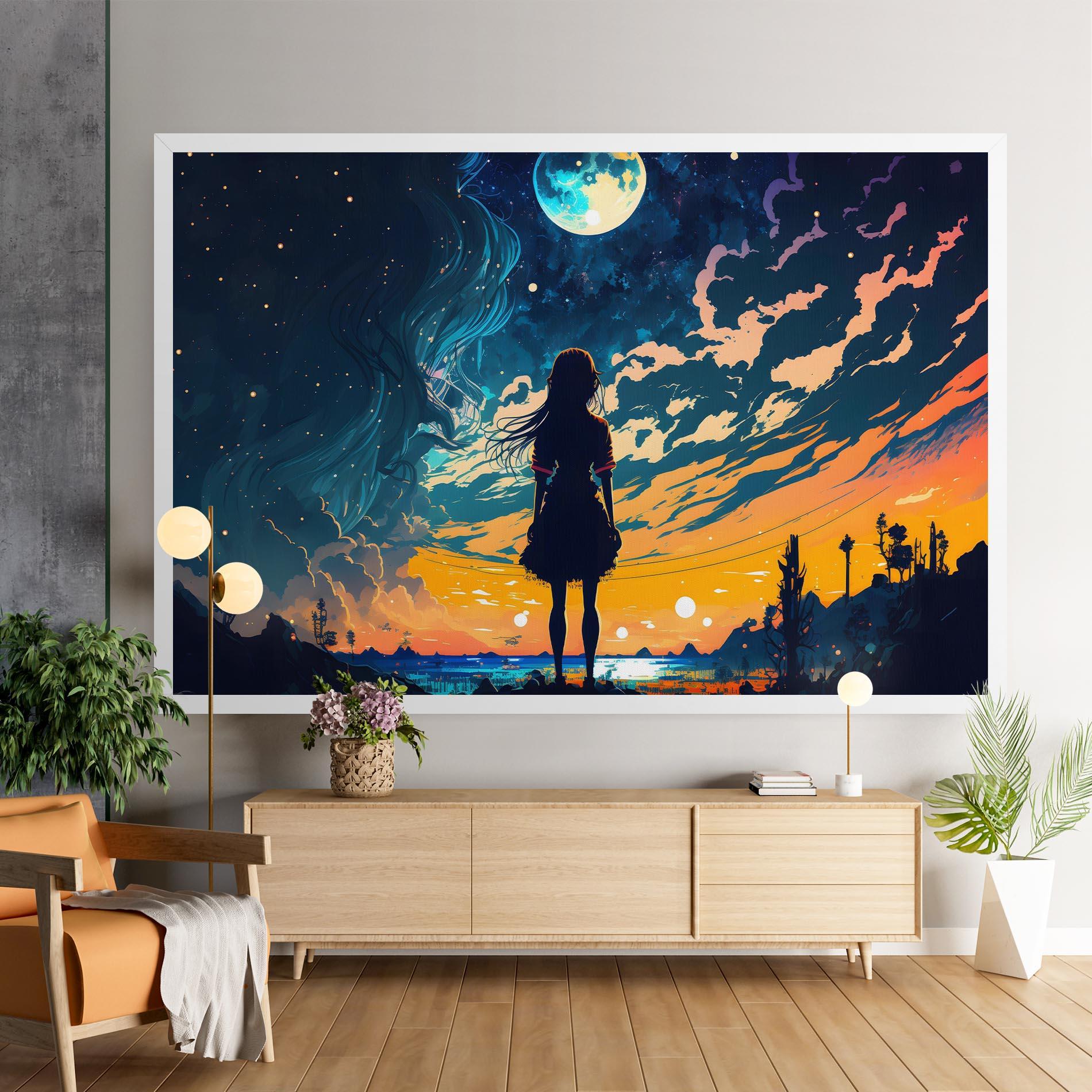 Tablou Canvas Mystical Woman Fairytale mockup 9