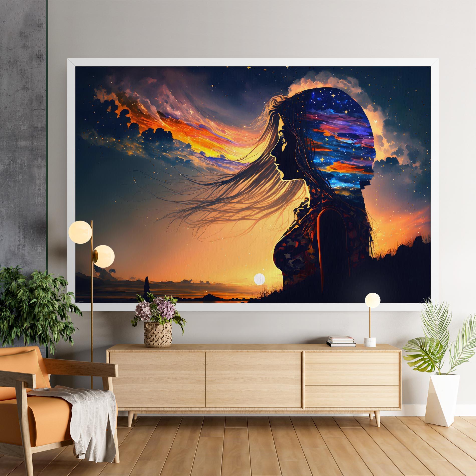 Tablou Canvas Woman Fairytale mockup 9