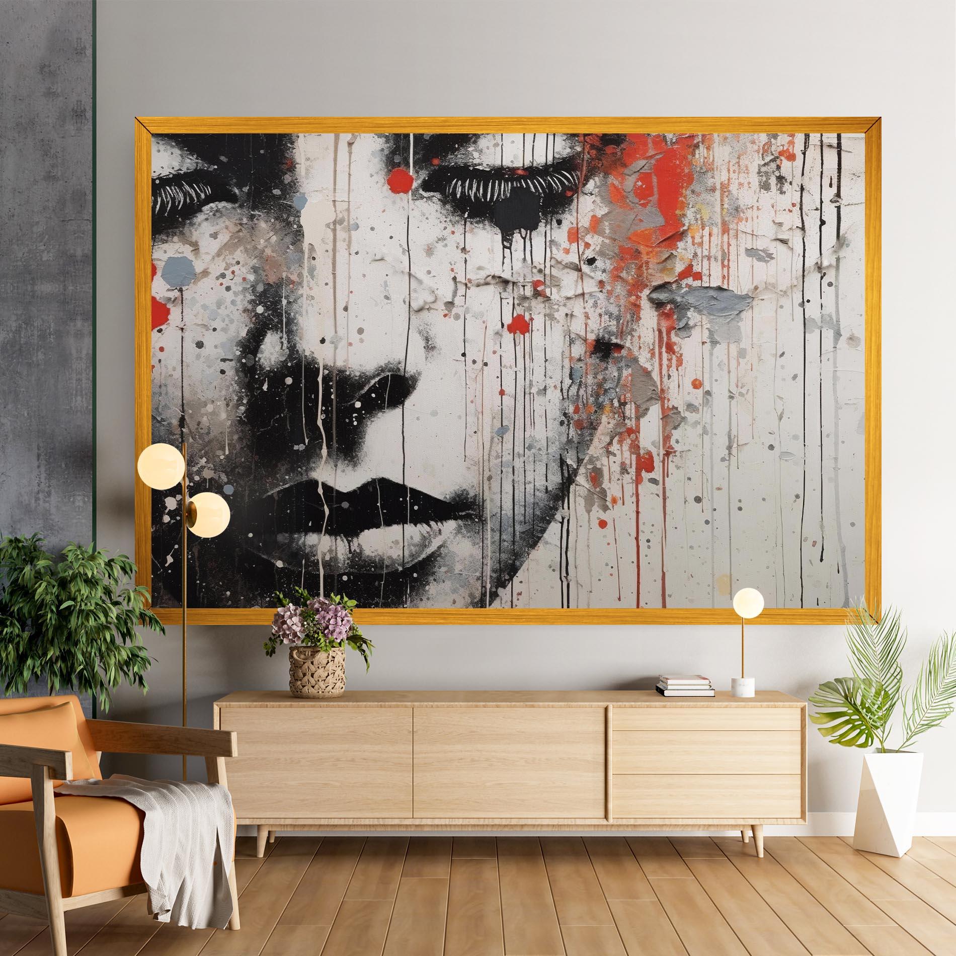 Tablou Canvas Ink Street Graffiti mockup 9