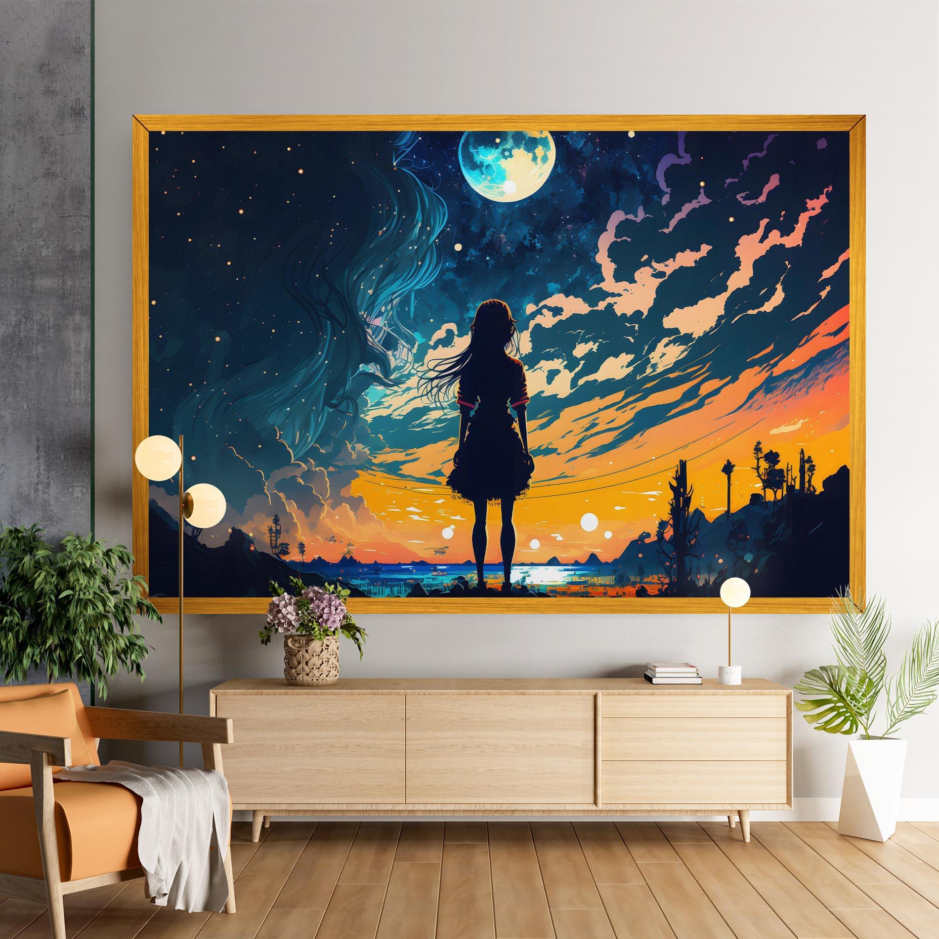 Tablou Canvas Mystical Woman Fairytale mockup 9