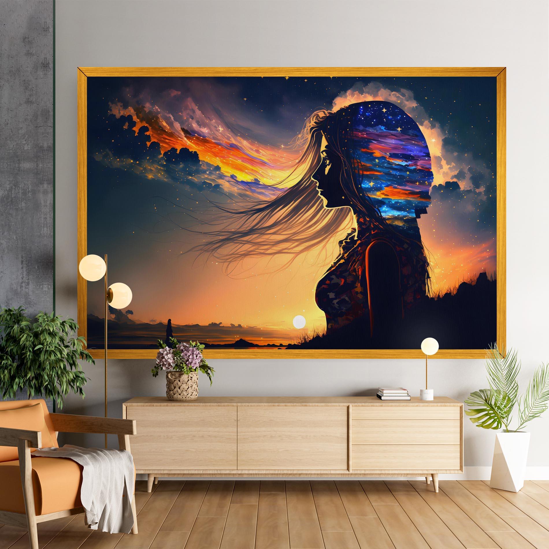 Tablou Canvas Woman Fairytale mockup 9