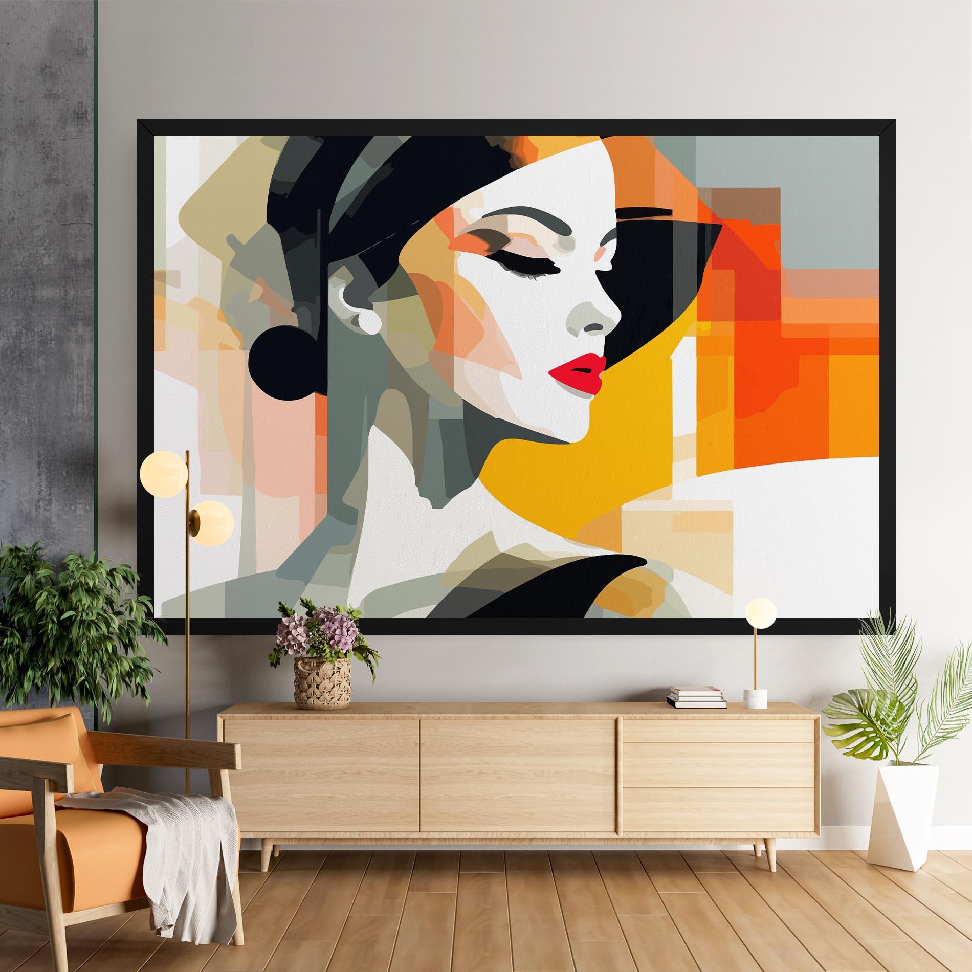 Tablou Canvas Art Woman View mockup 9
