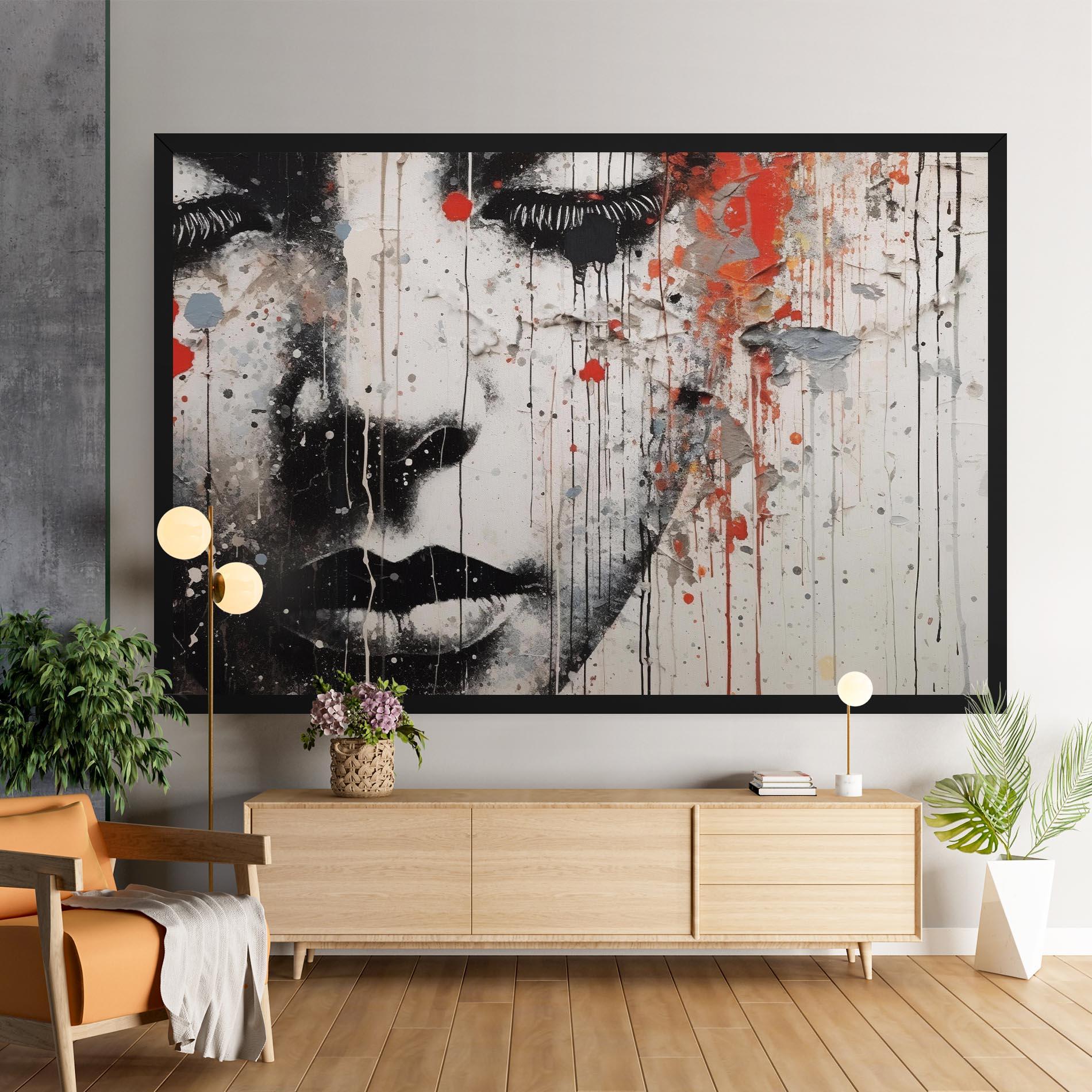 Tablou Canvas Ink Street Graffiti mockup 9