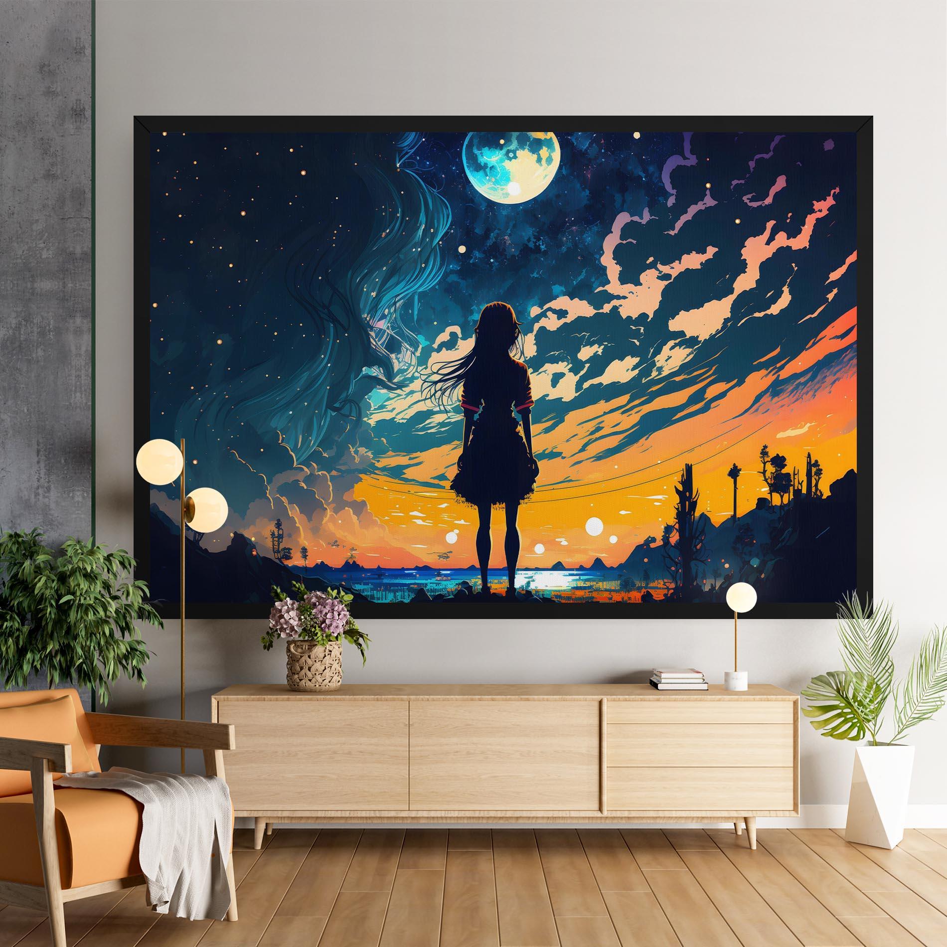 Tablou Canvas Mystical Woman Fairytale mockup 9