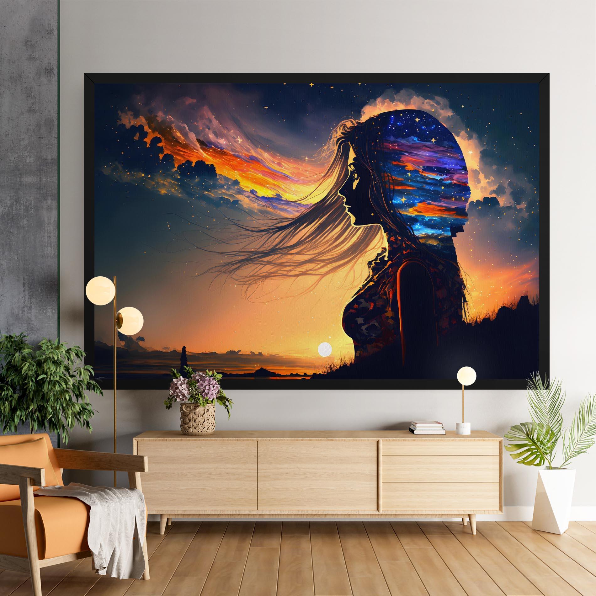 Tablou Canvas Woman Fairytale mockup 9