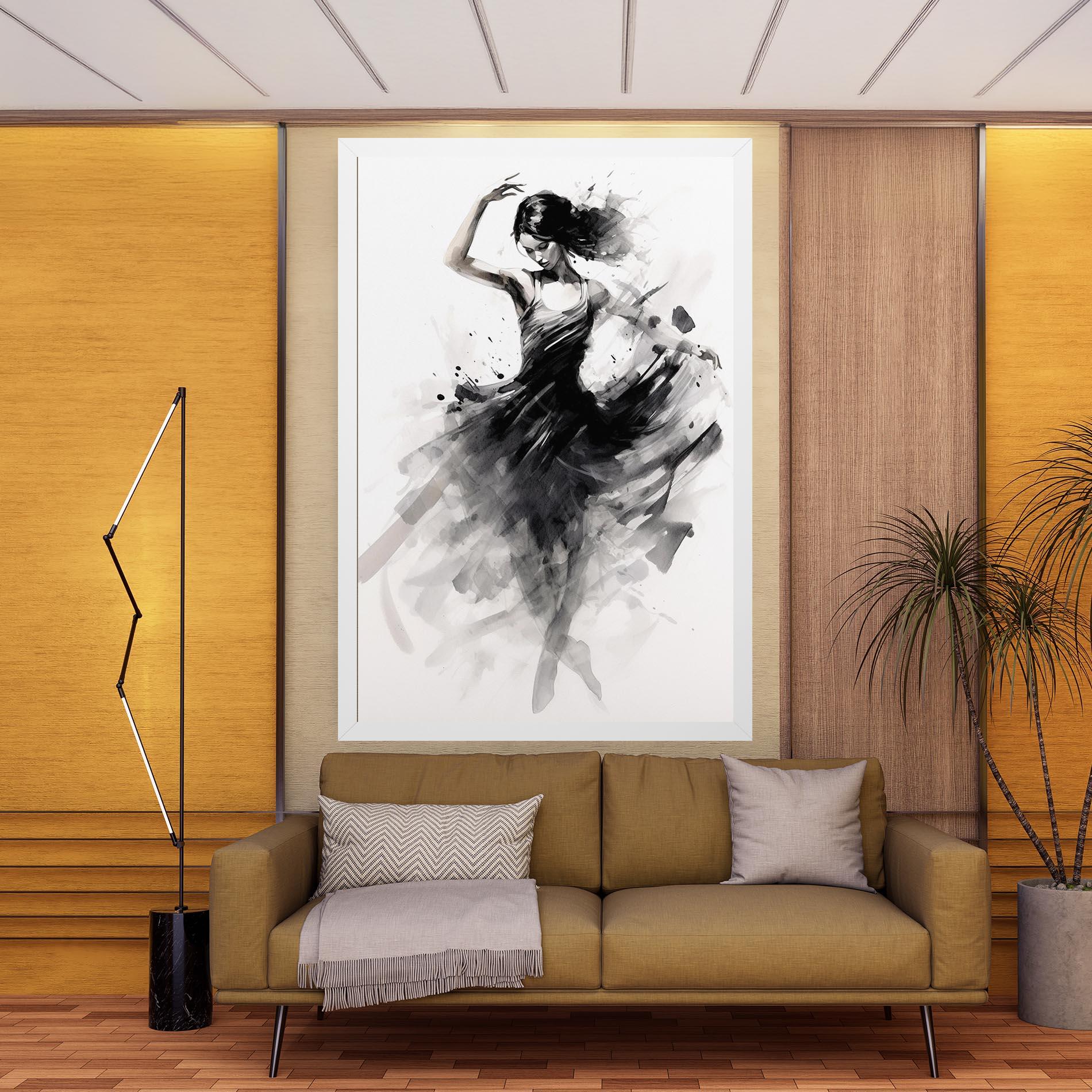 Tablou Canvas Dancing Woman mockup 9