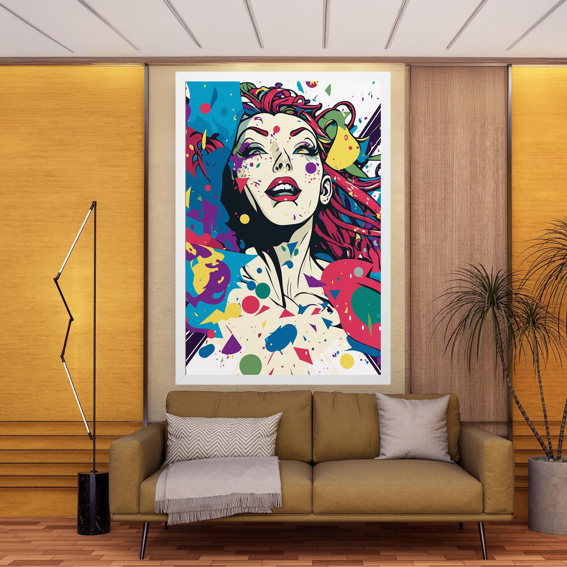 Tablou Canvas Fictional Woman mockup 9