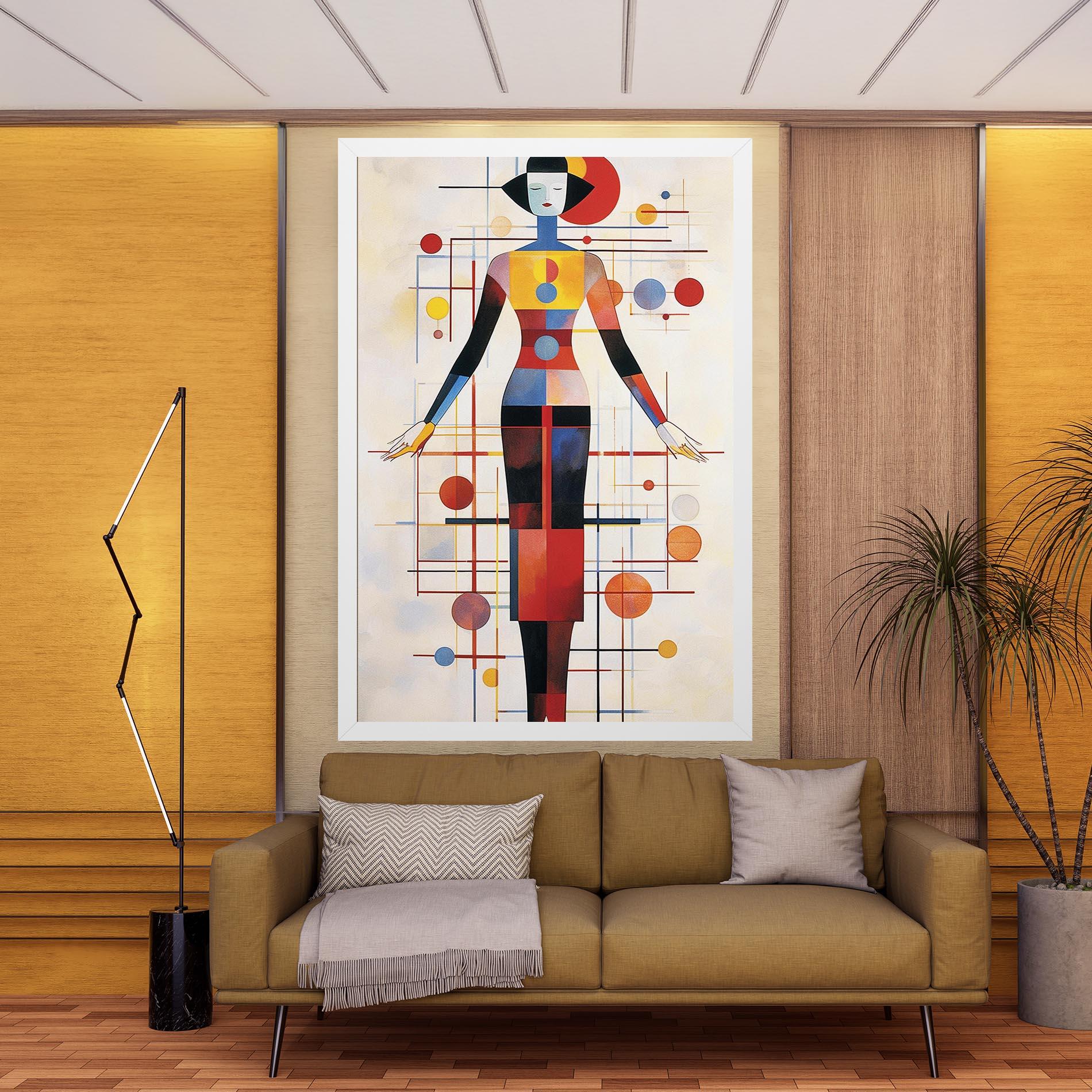 Tablou Canvas Poster Woman Artist mockup 9