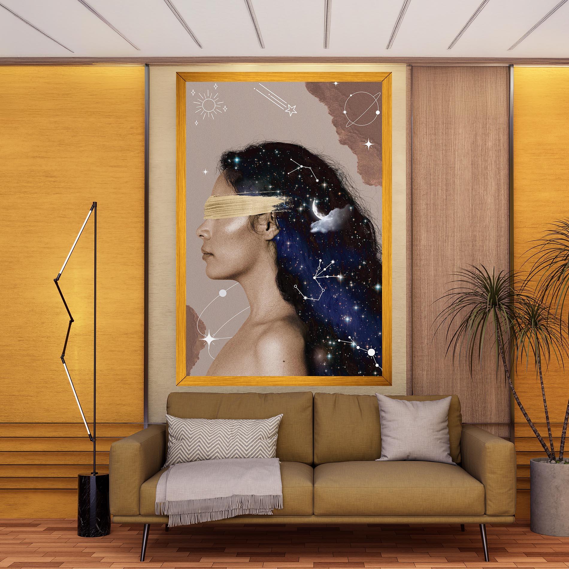 Tablou Canvas Galaxy Hair mockup 9