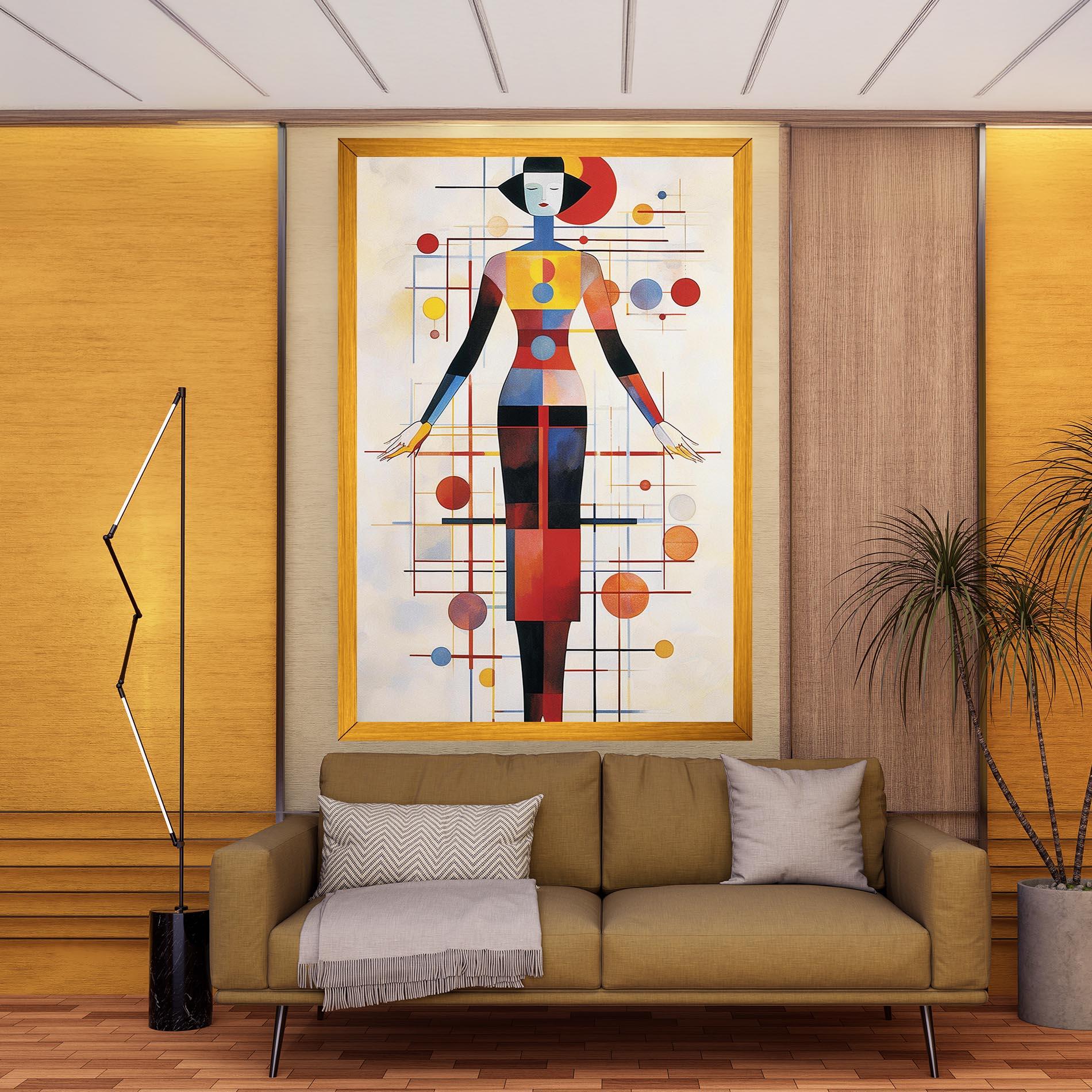 Tablou Canvas Poster Woman Artist mockup 9