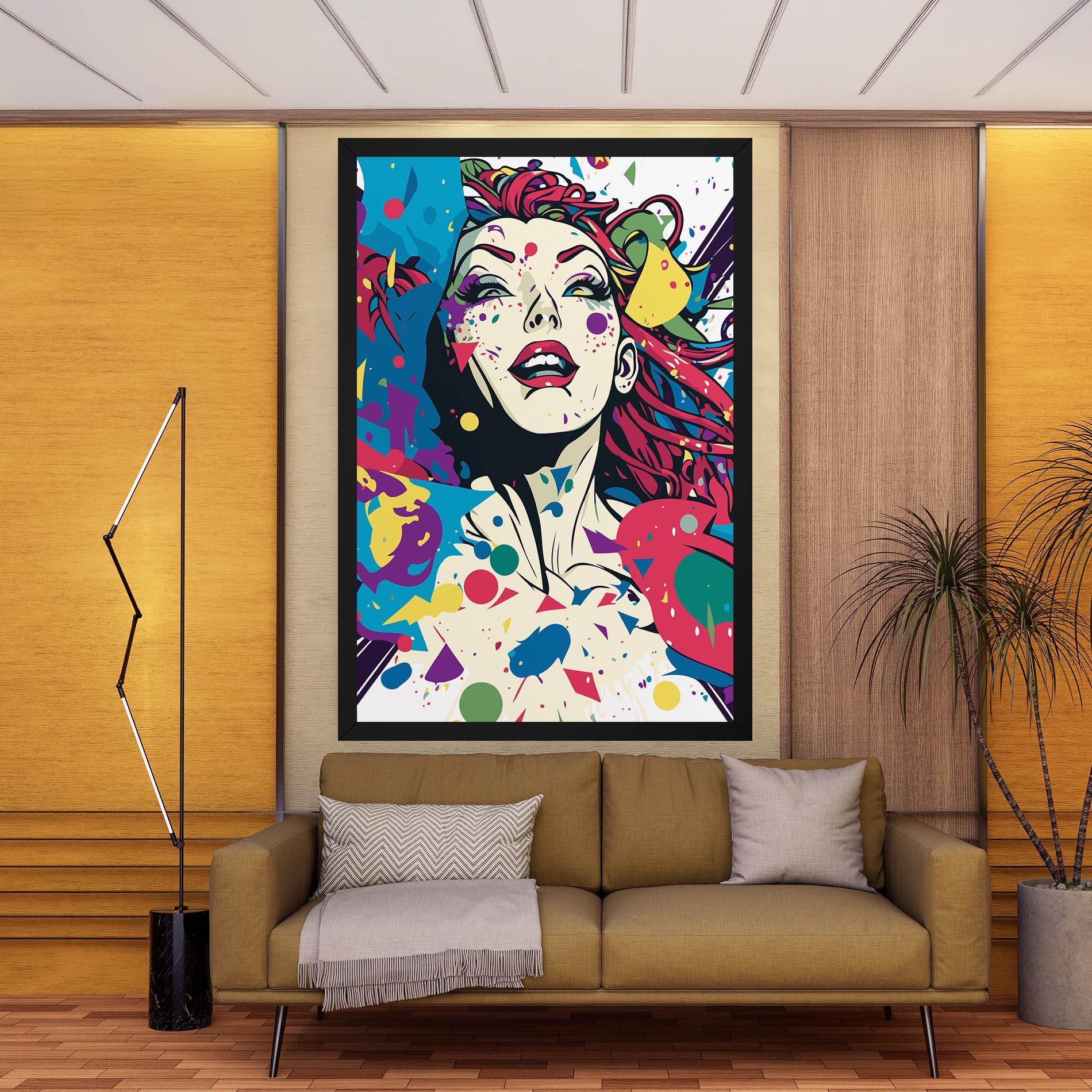 Tablou Canvas Fictional Woman mockup 9