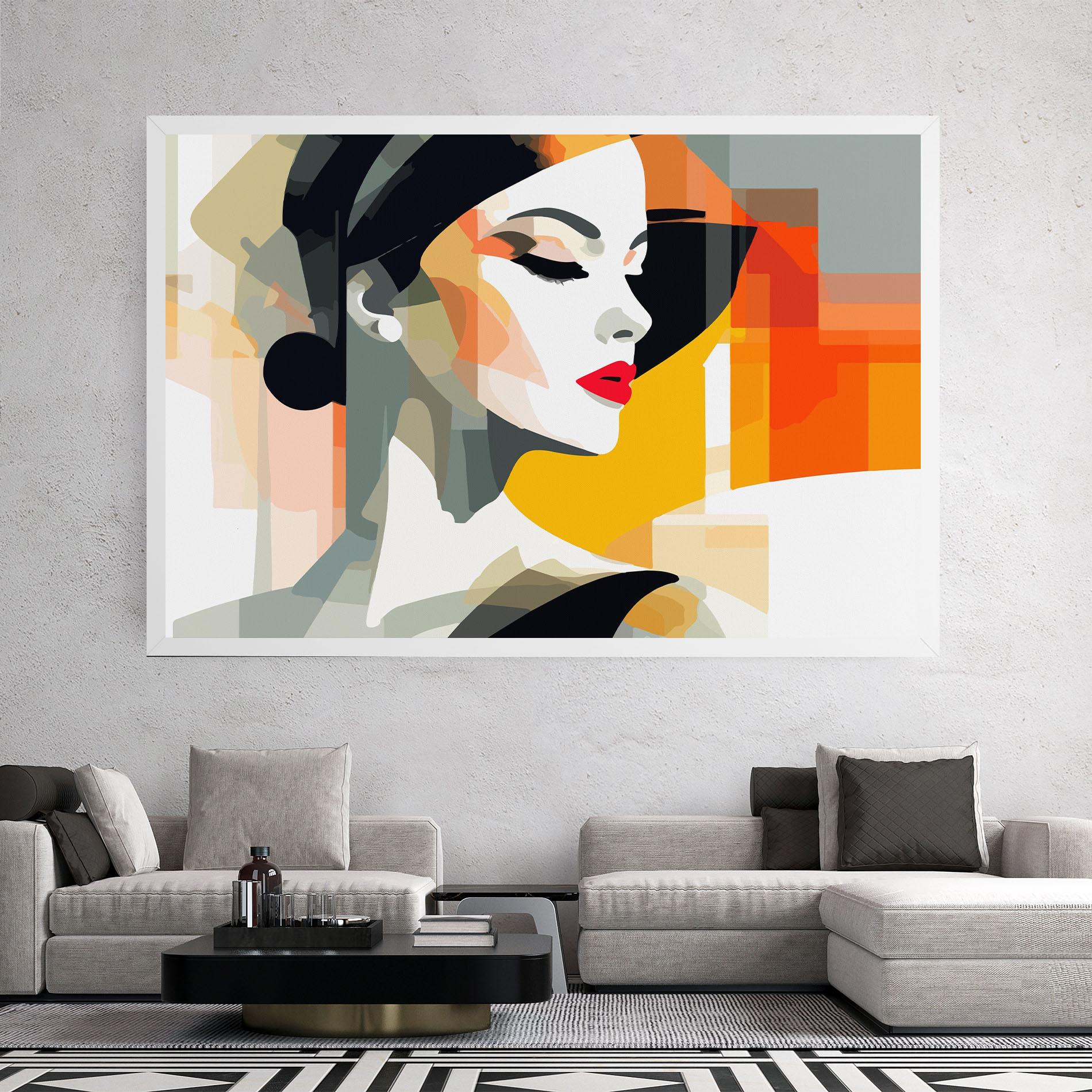 Tablou Canvas Art Woman View mockup 2