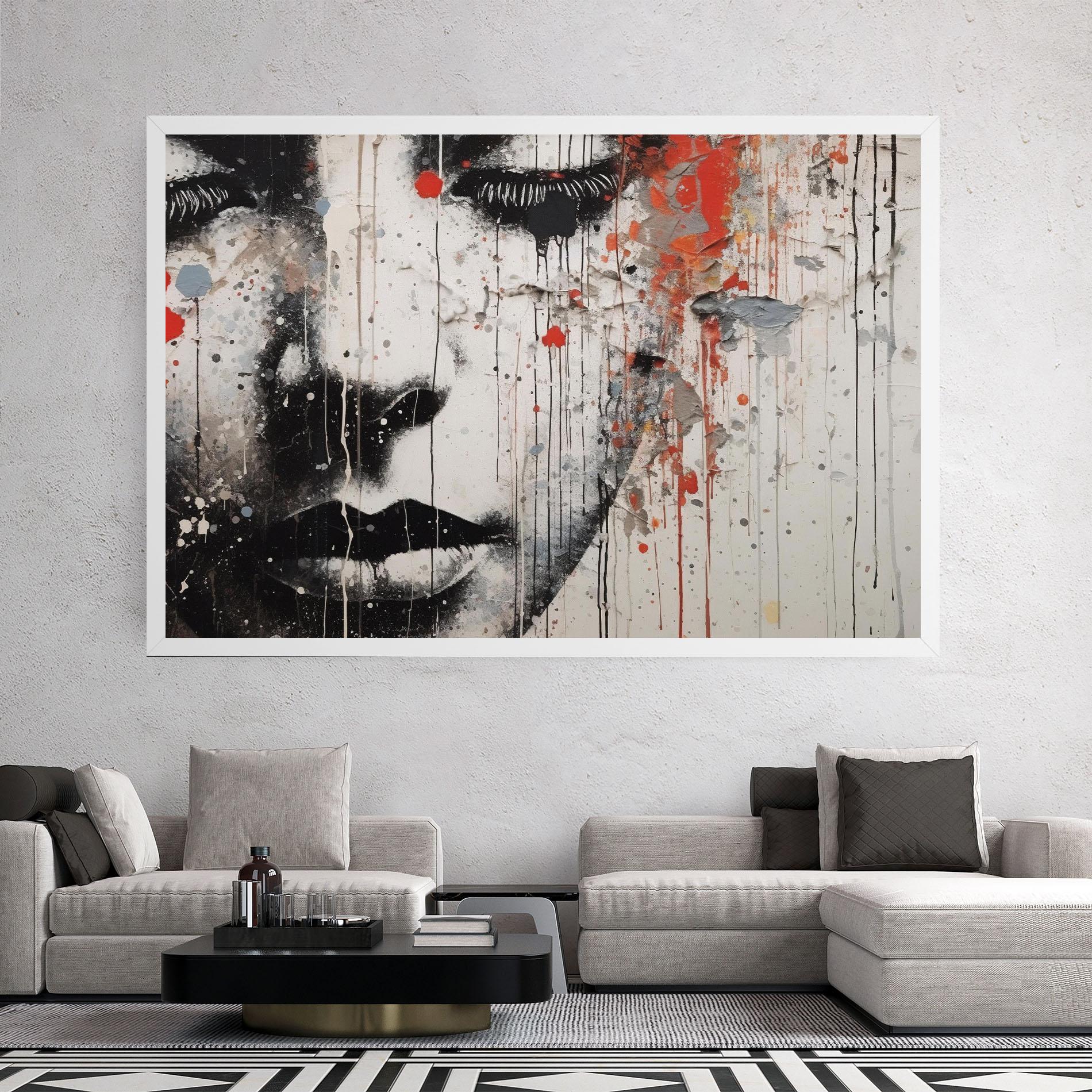Tablou Canvas Ink Street Graffiti mockup 2
