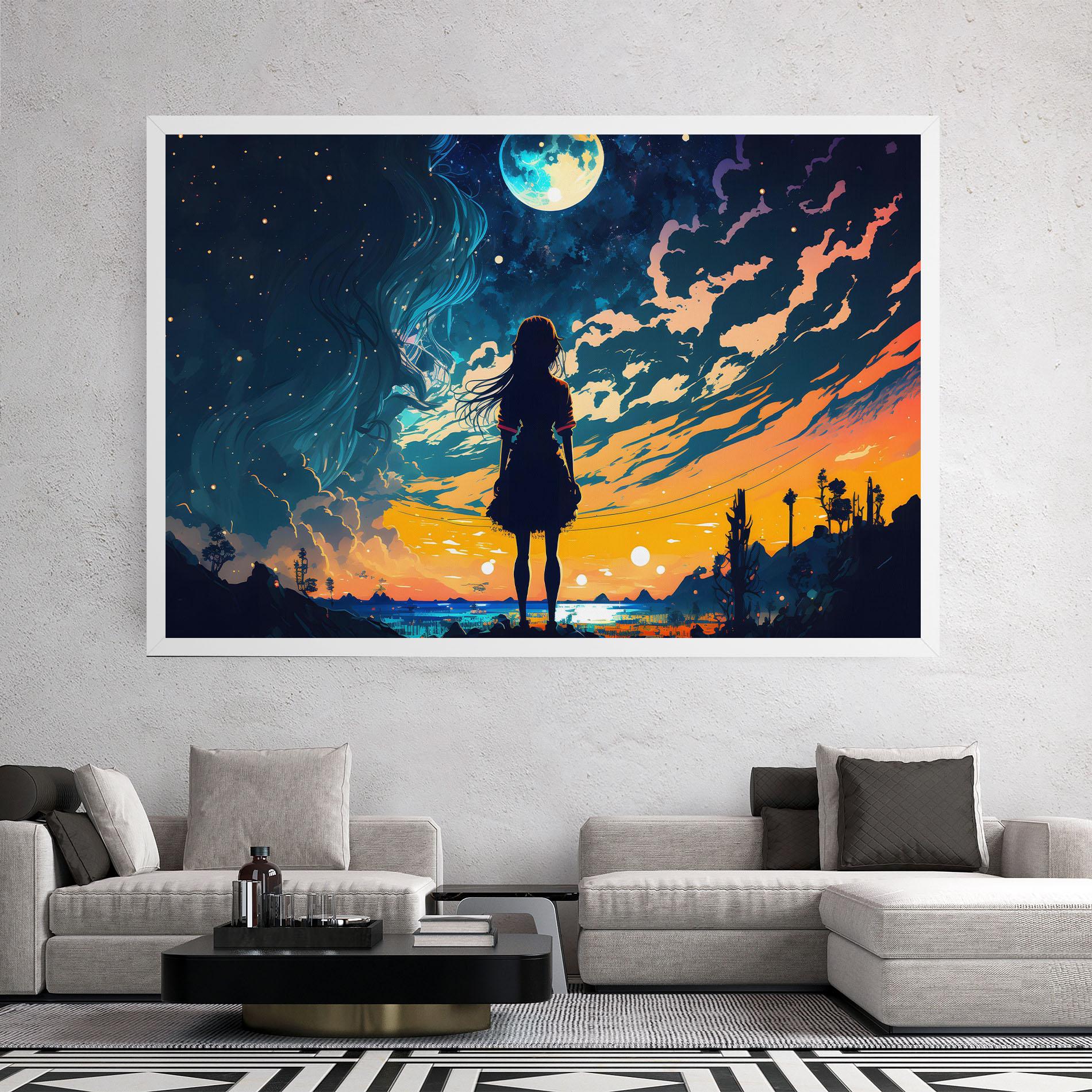 Tablou Canvas Mystical Woman Fairytale mockup 2