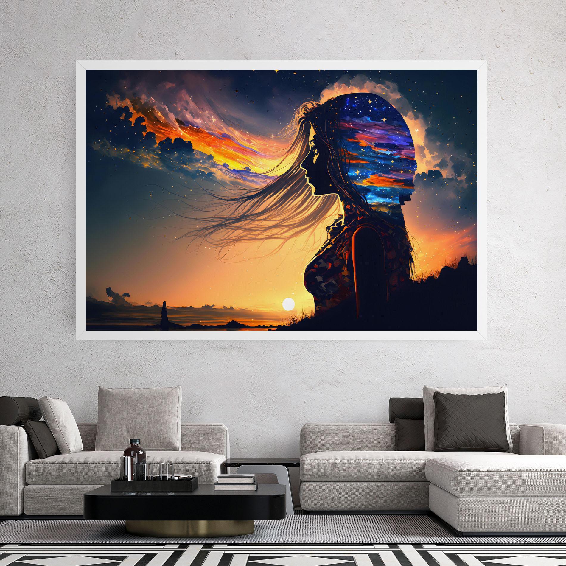 Tablou Canvas Woman Fairytale mockup 2