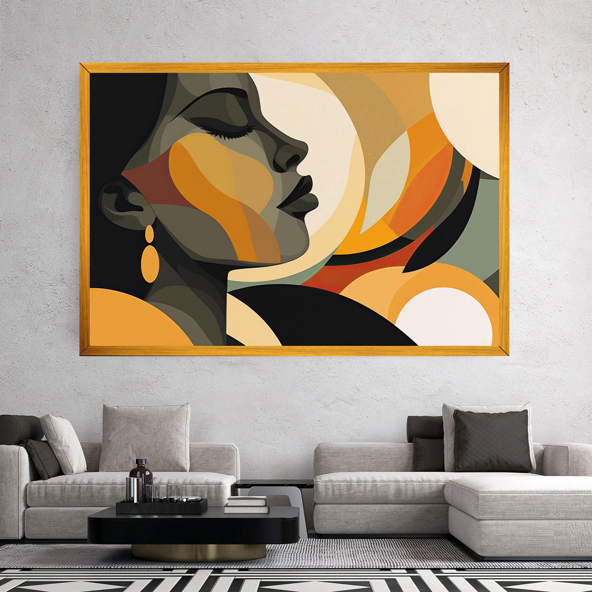 Tablou Canvas Dreamy Graphic Girl mockup 2