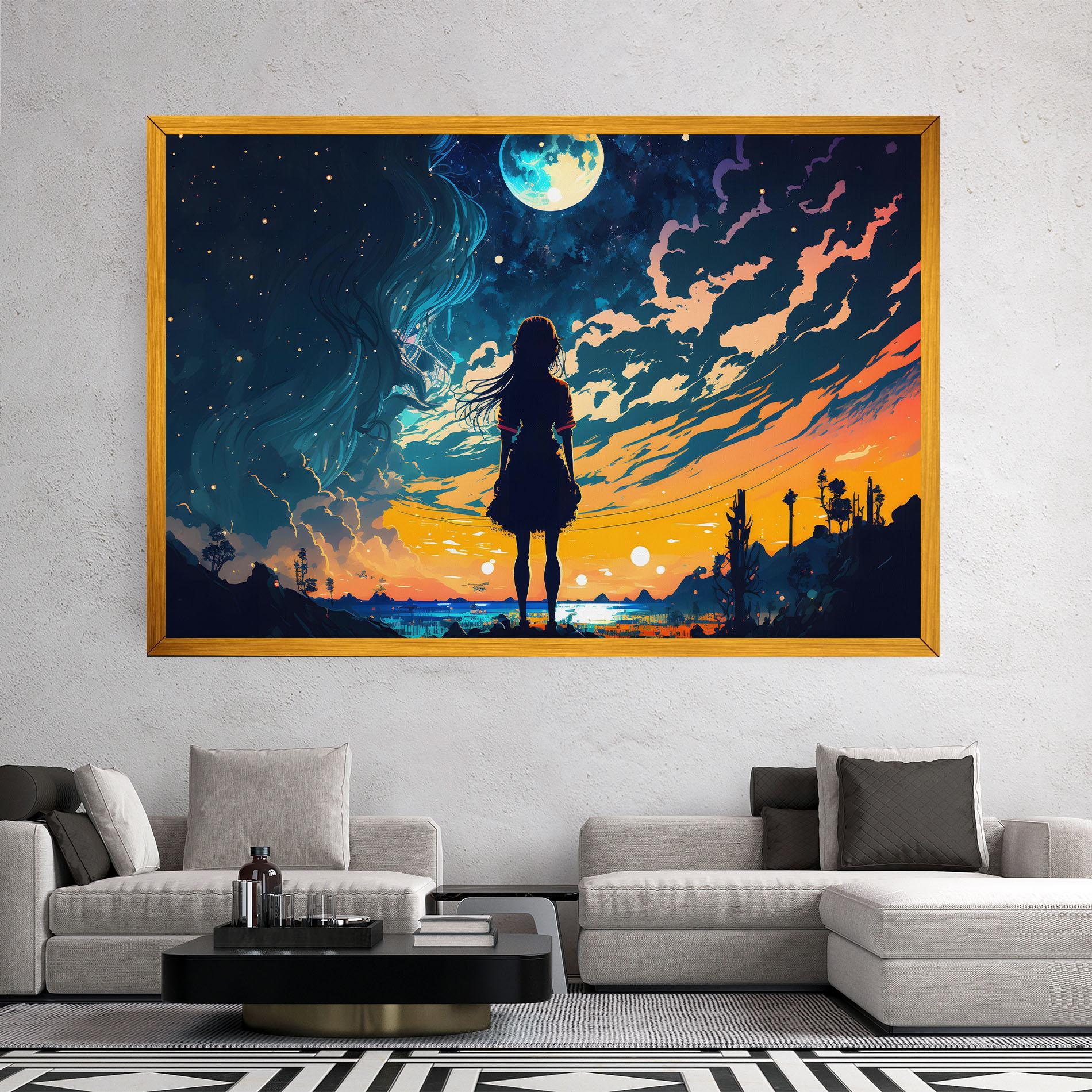 Tablou Canvas Mystical Woman Fairytale mockup 2