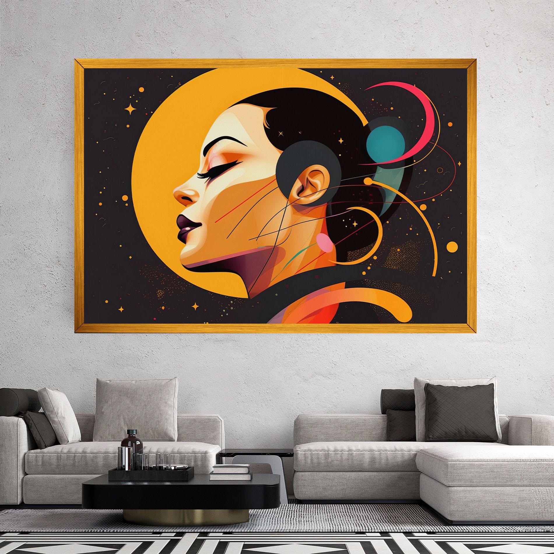 Tablou Canvas Synthetic Female mockup 2