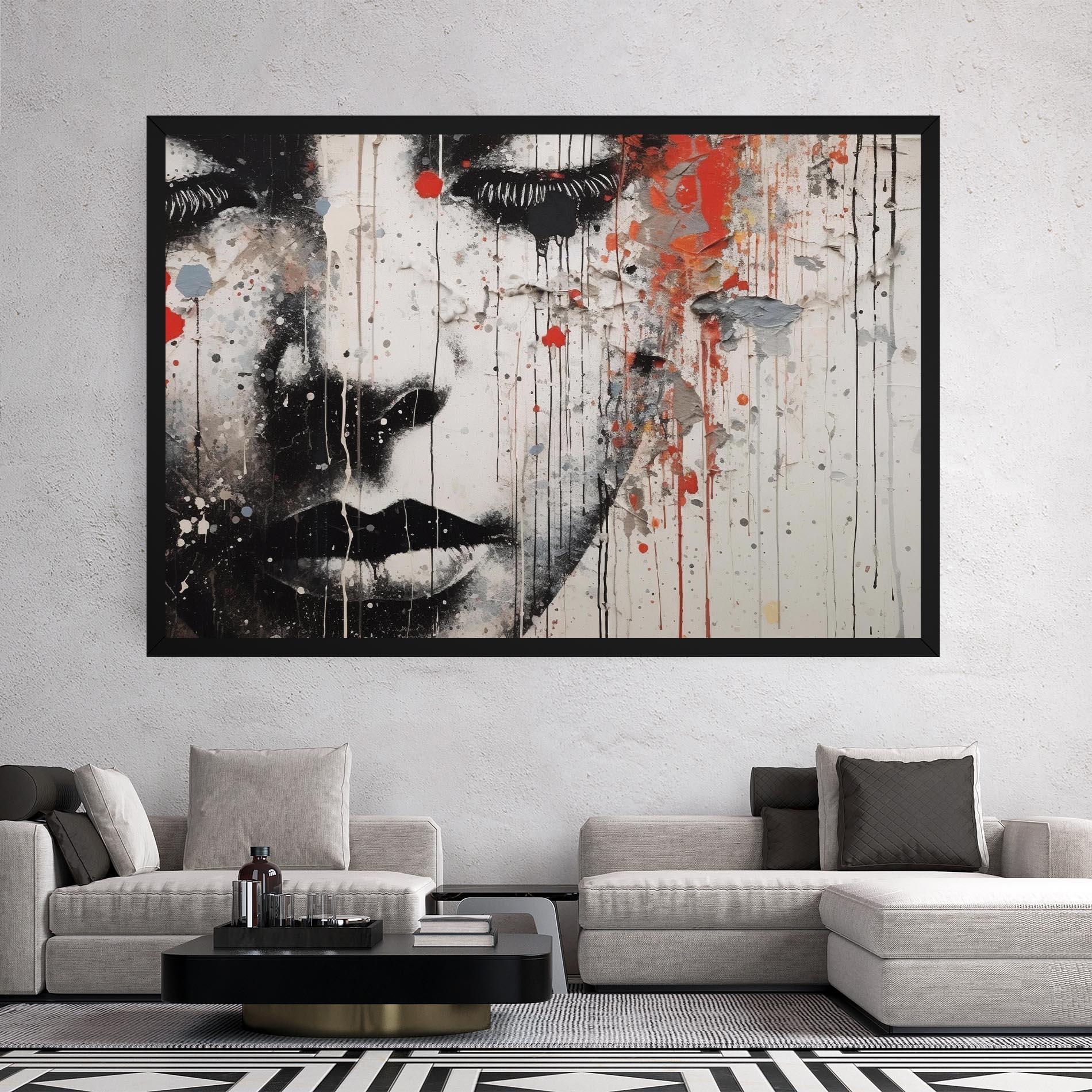 Tablou Canvas Ink Street Graffiti mockup 2