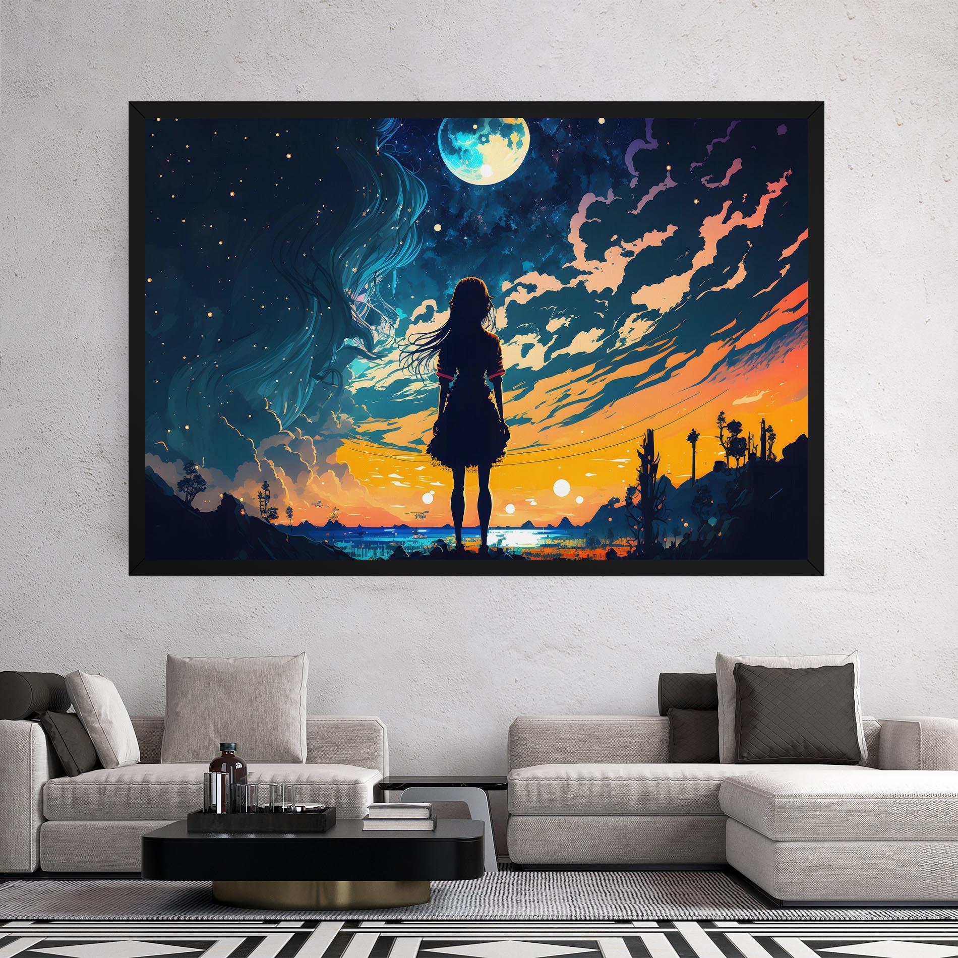 Tablou Canvas Mystical Woman Fairytale mockup 2