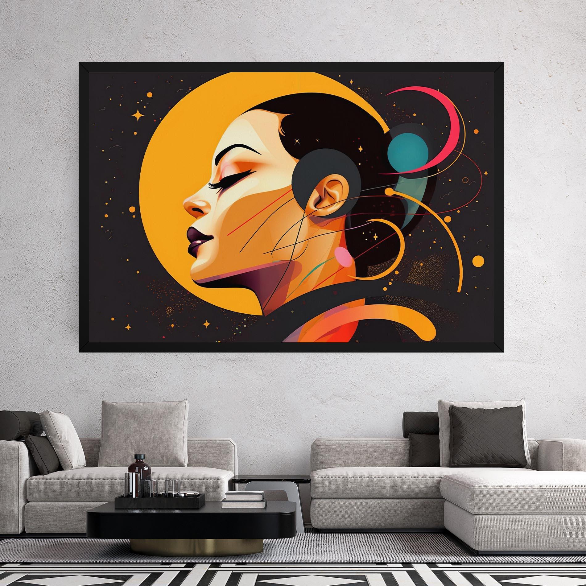 Tablou Canvas Synthetic Female mockup 2