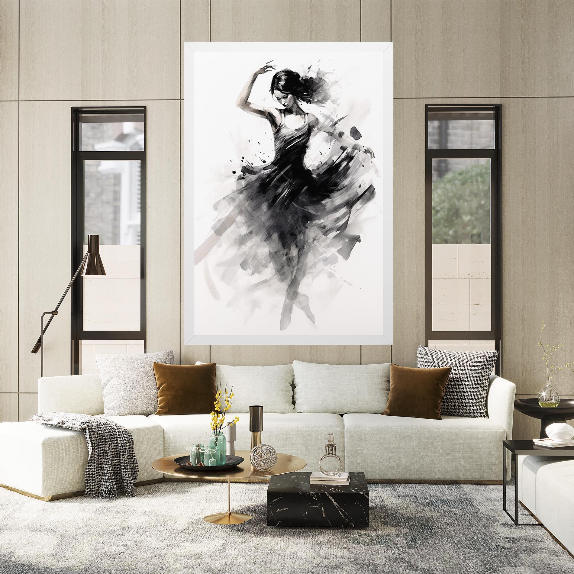 Tablou Canvas Dancing Woman mockup 2