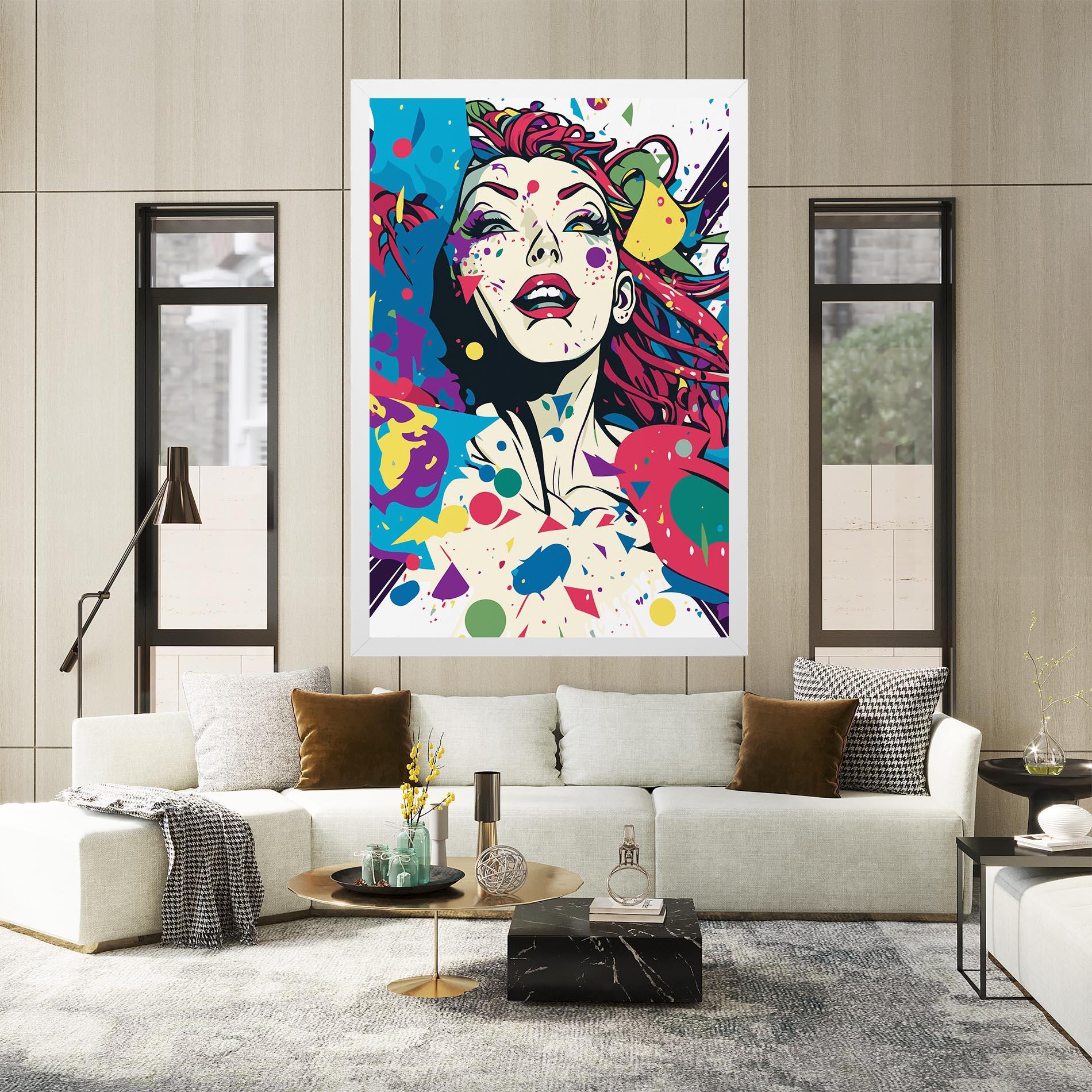 Tablou Canvas Fictional Woman mockup 2