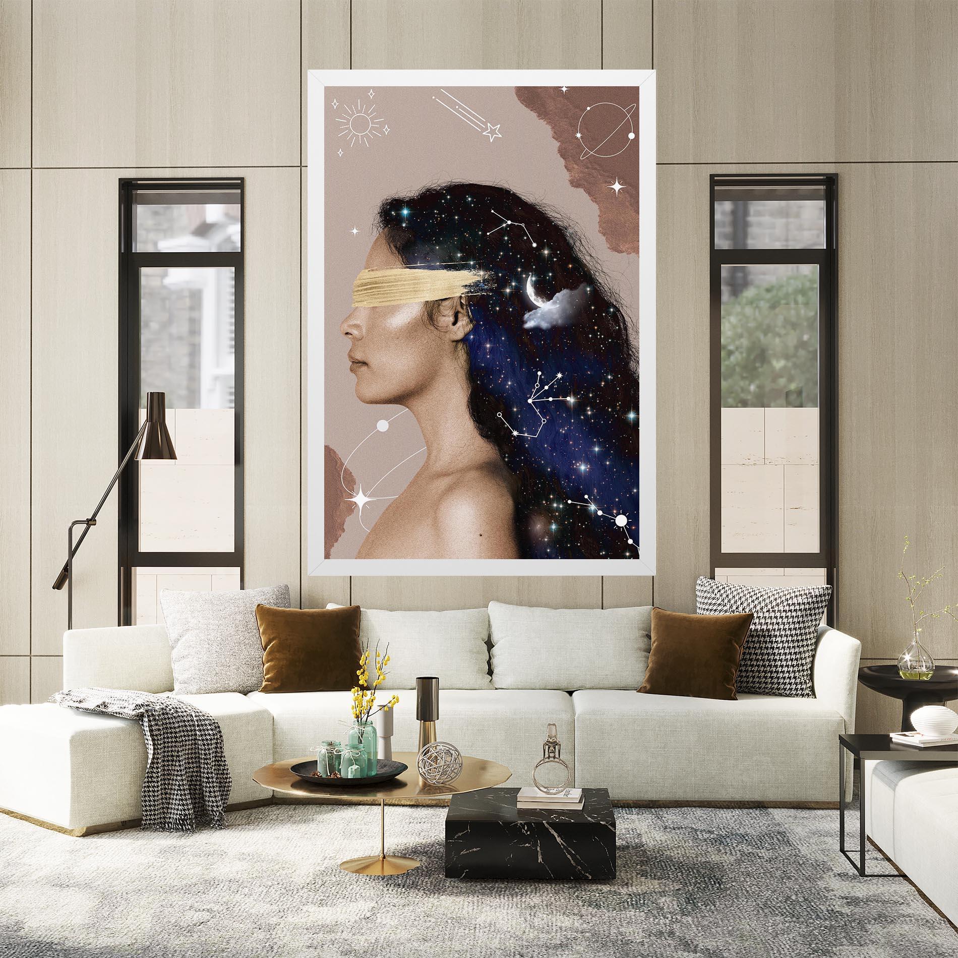 Tablou Canvas Galaxy Hair mockup 2