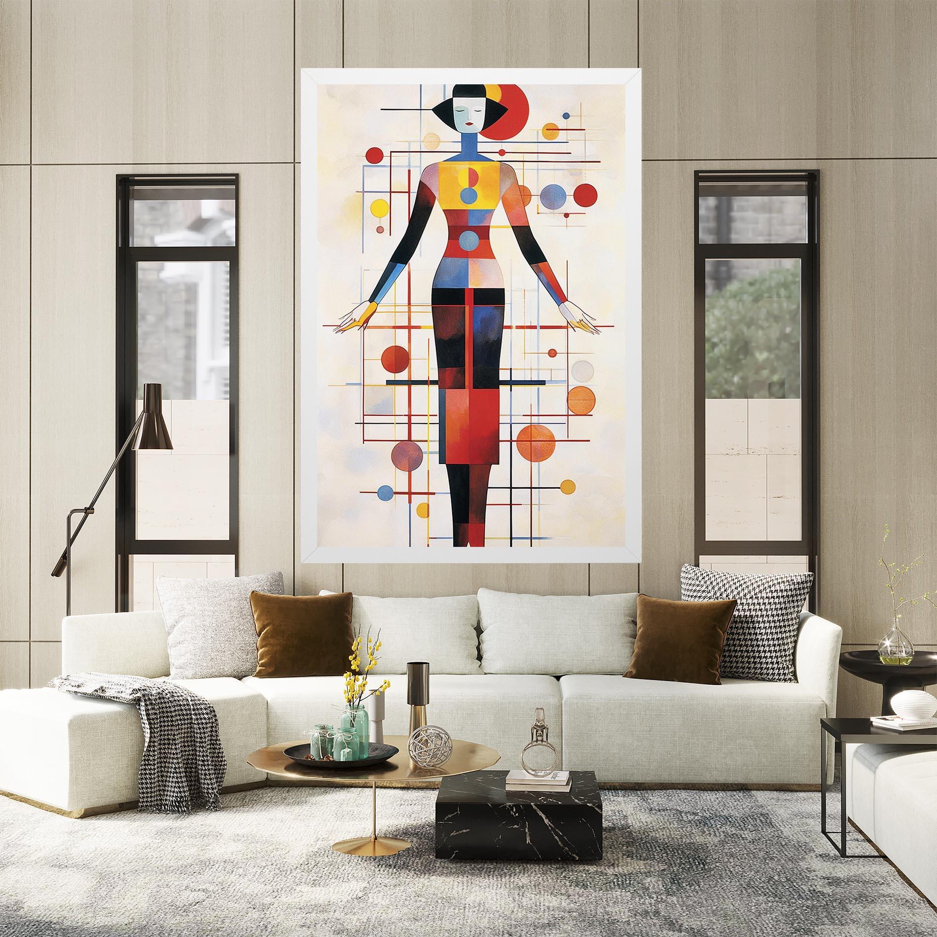 Tablou Canvas Poster Woman Artist mockup 2