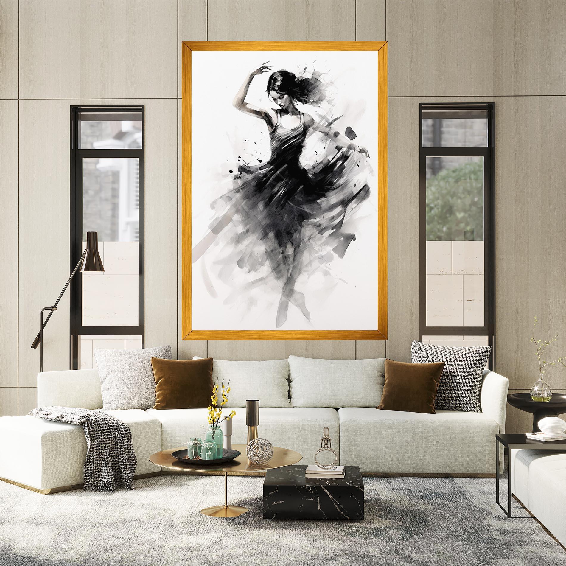 Tablou Canvas Dancing Woman mockup 2