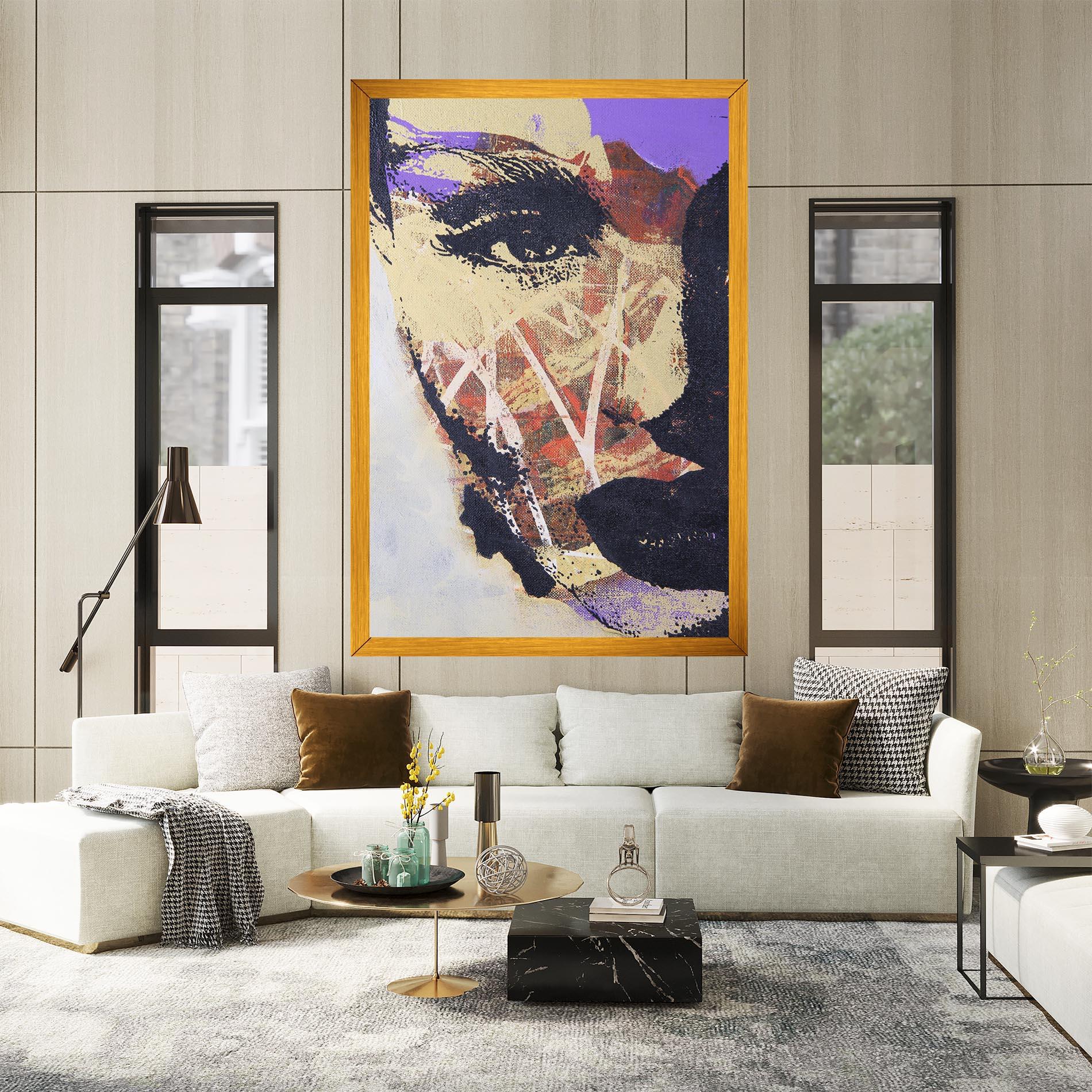 Tablou Canvas Portret Feminin mockup 2