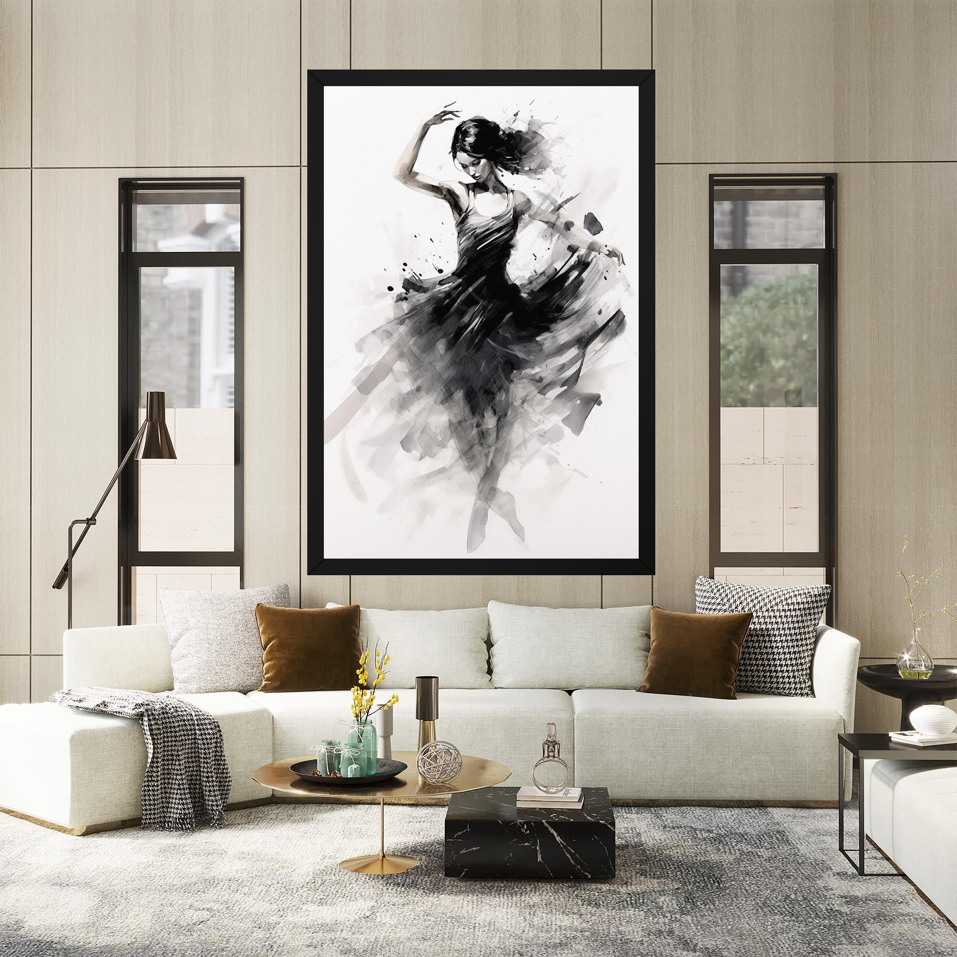 Tablou Canvas Dancing Woman mockup 2