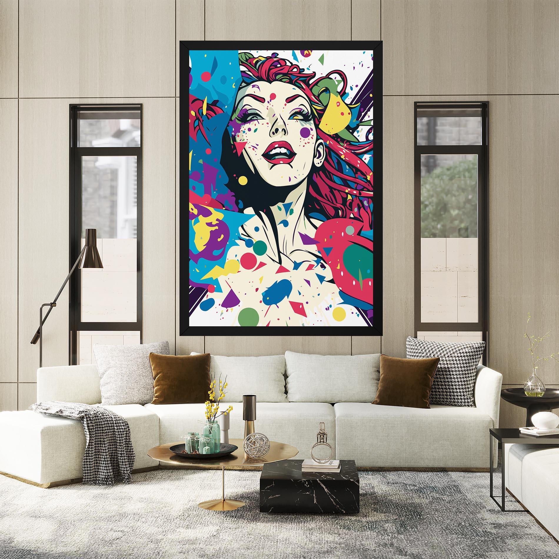 Tablou Canvas Fictional Woman mockup 2