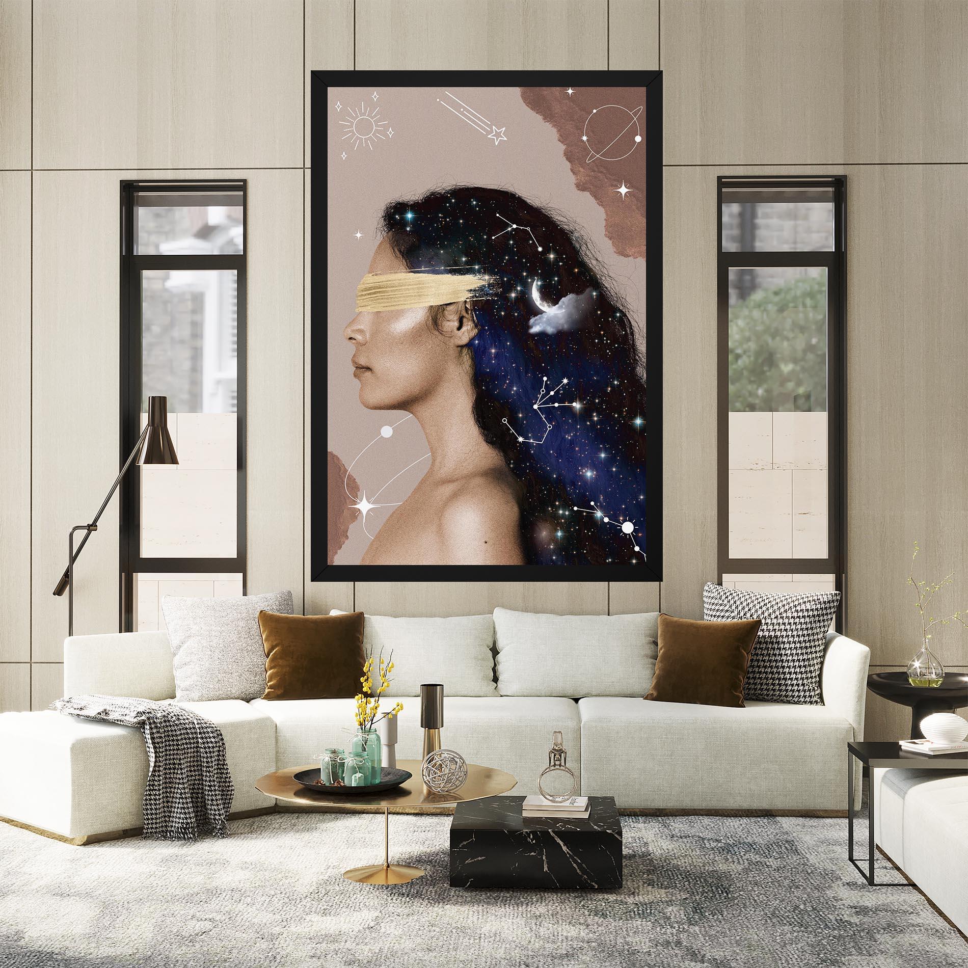 Tablou Canvas Galaxy Hair mockup 2