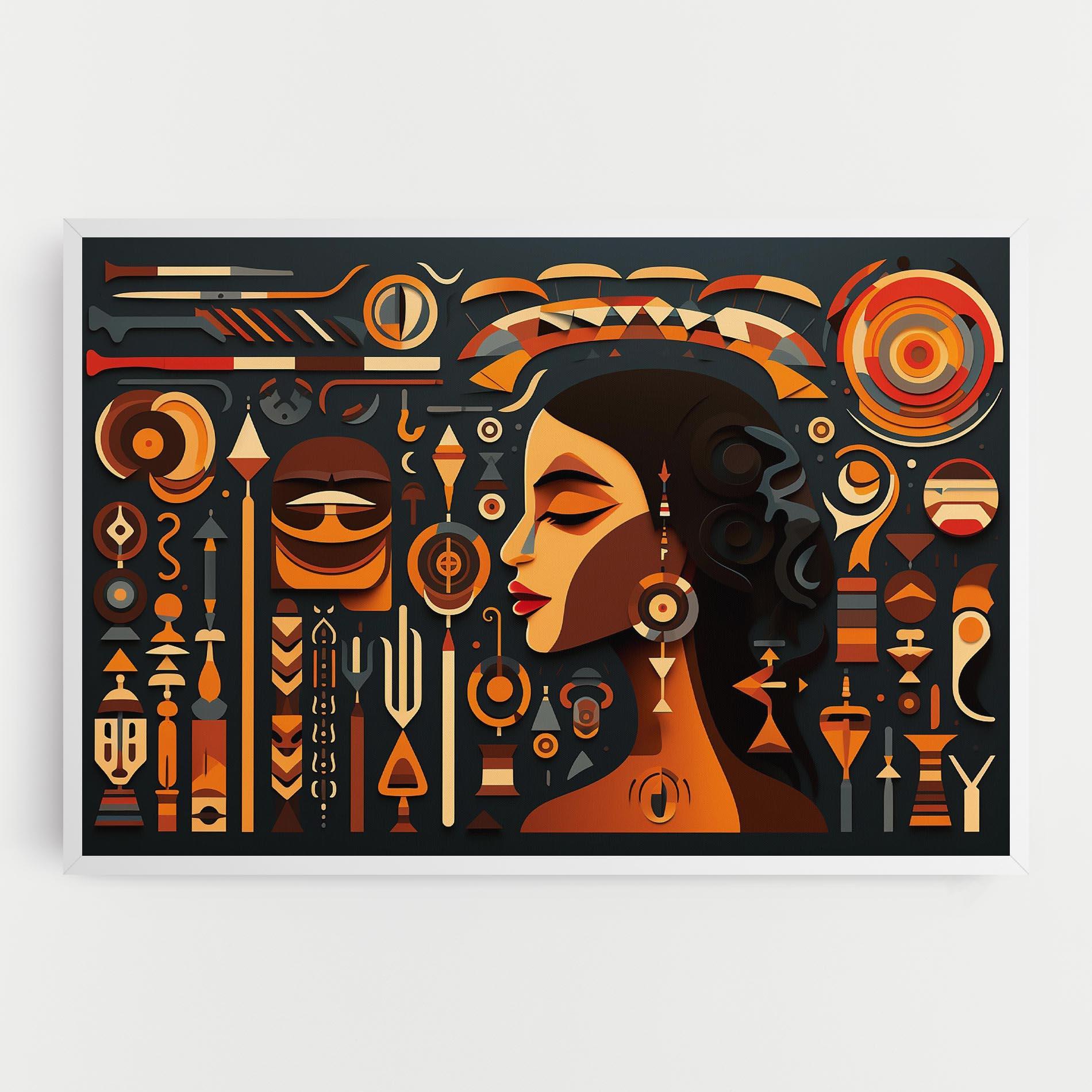 Tablou Canvas Old Cultural Elements mockup 0